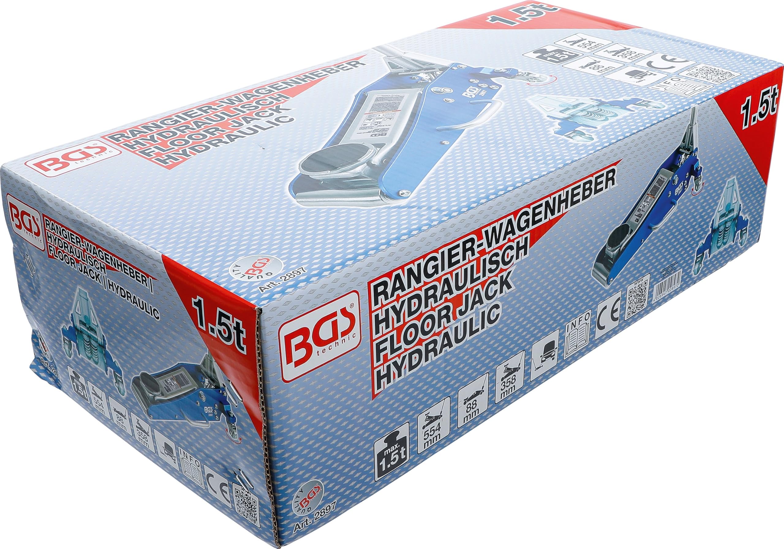 Amazon.com: BGS 2897 | Floor Jack | hydraulic | Aluminium