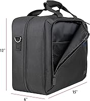 Vista 9 de USA Gear Funda de transporte para proyector, interior personalizable resistente a los arañazos, bolsa para proyector HDMI compatible con Epson, Benq