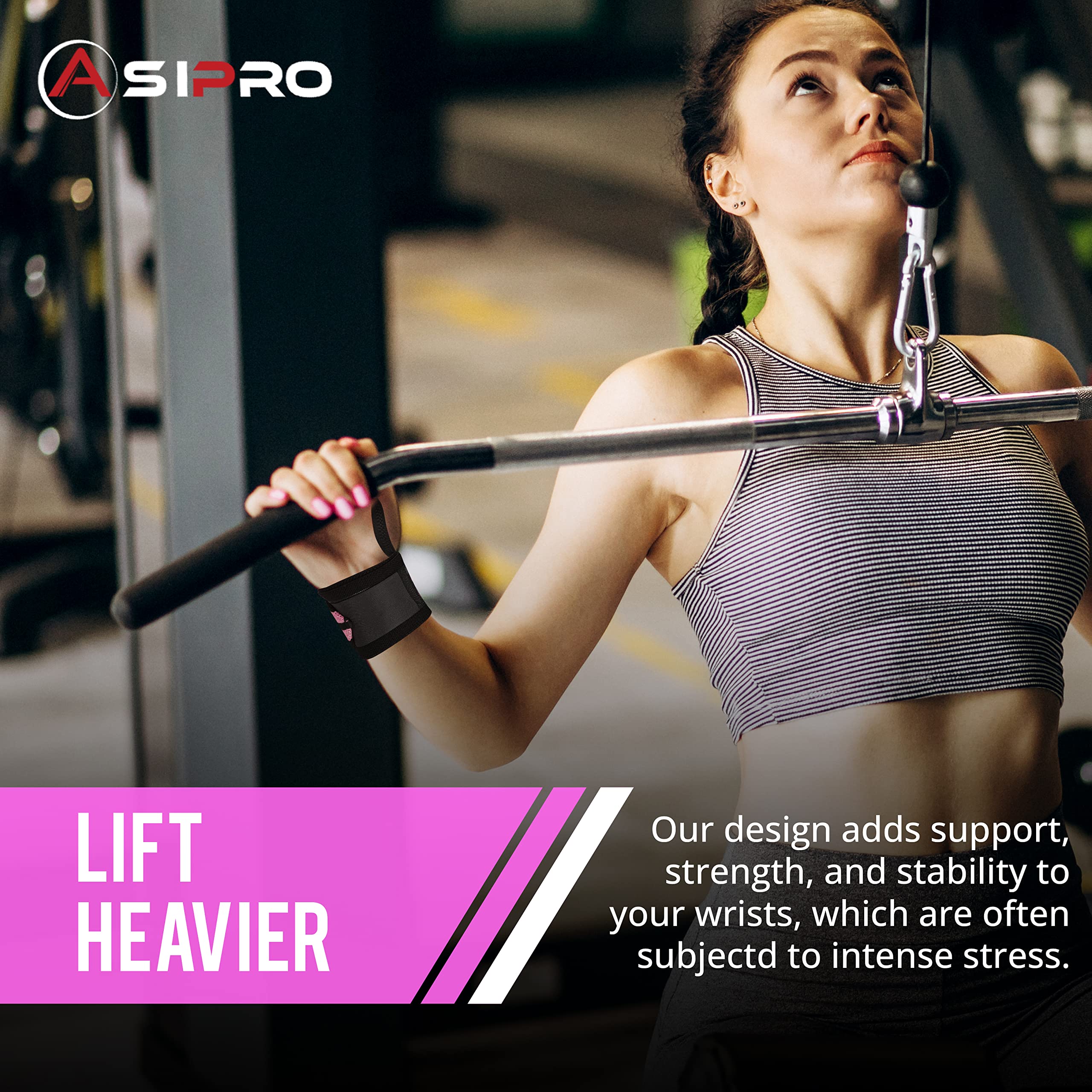 Weightlifting Wrist Wraps - Premium Support -3