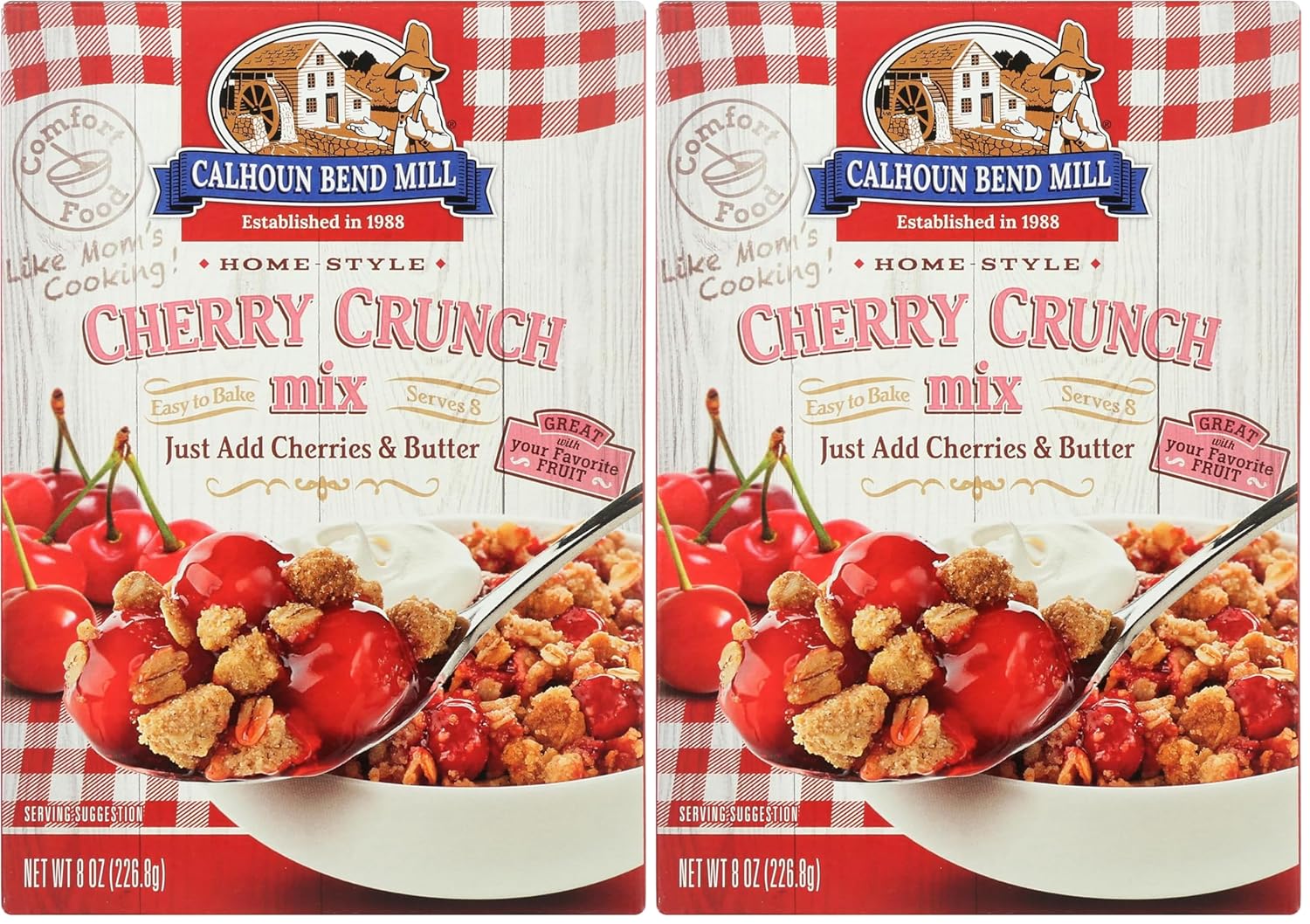 Calhoun Bend Mix Cherry Crunch, 8 oz (Pack of 2)