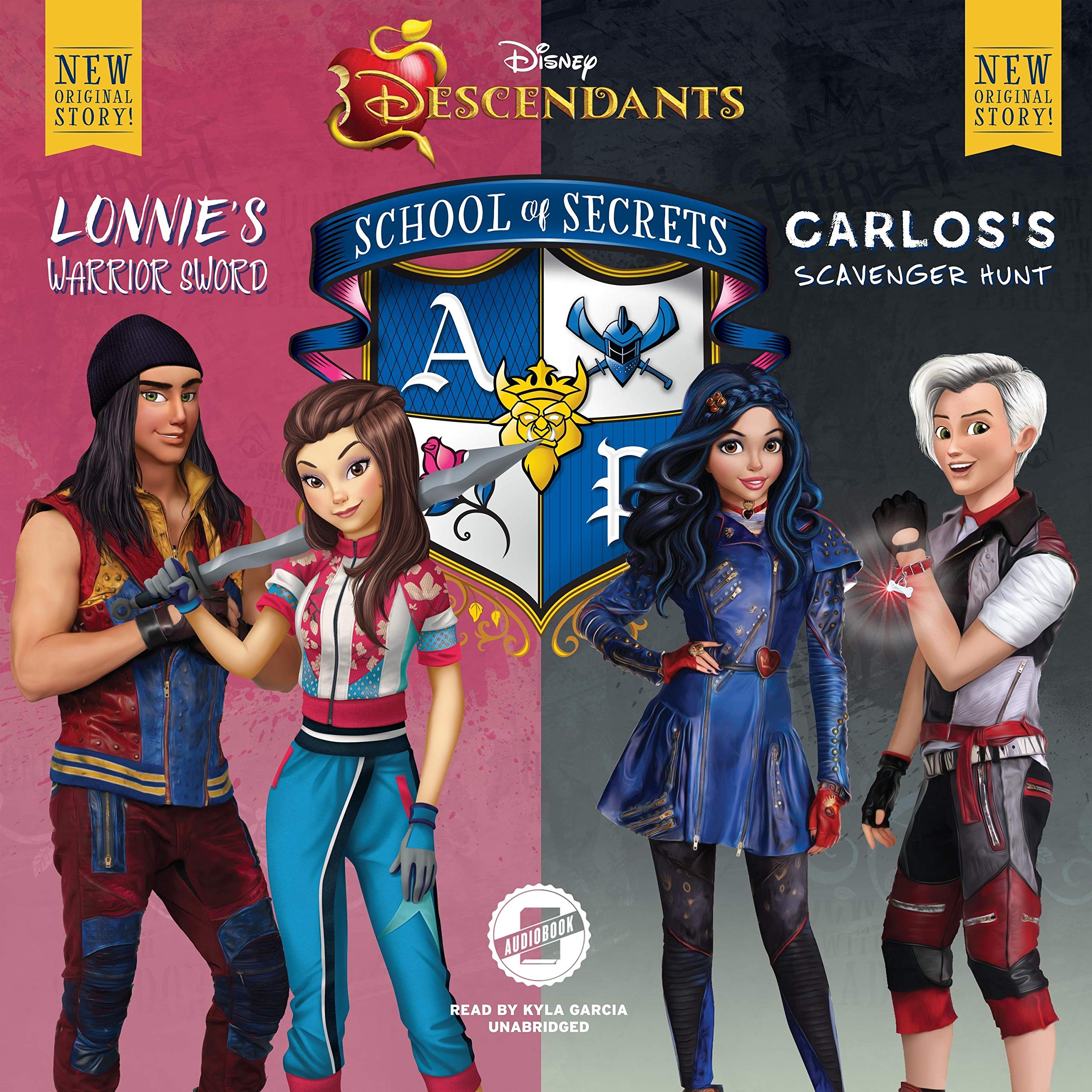 Cover art for Disney Descendants: School of Secrets: Books 4 & 5
