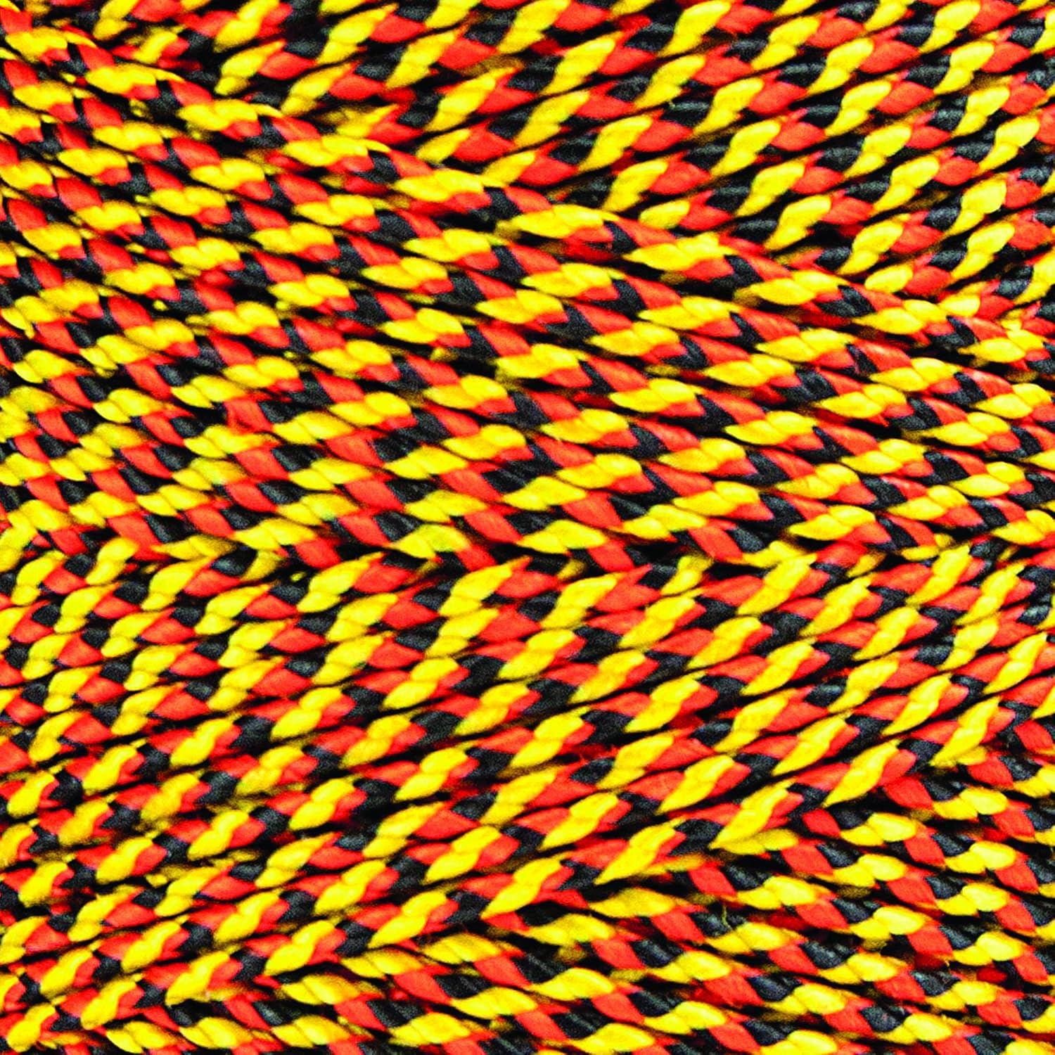W. Rose RO689 Super Tough Professional Bonded Braided Nylon Mason's Line, 685-Feet, Black/Gold/Orange