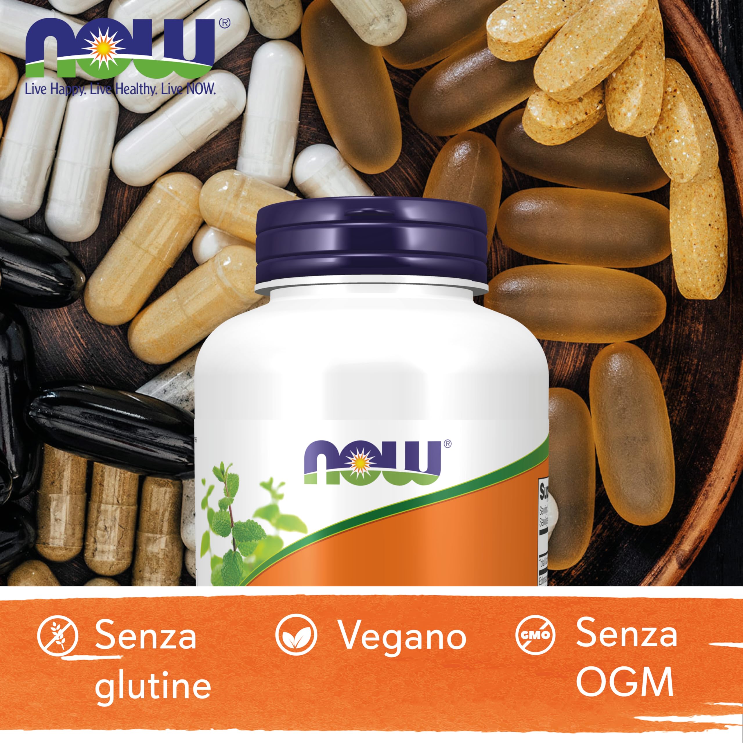 Now Foods, Echinacea, 400mg, 250 Capsule vegan, Testato in Laboratorio, Senza Glutine, Senza Soia, Vegetariano, Non-GMO