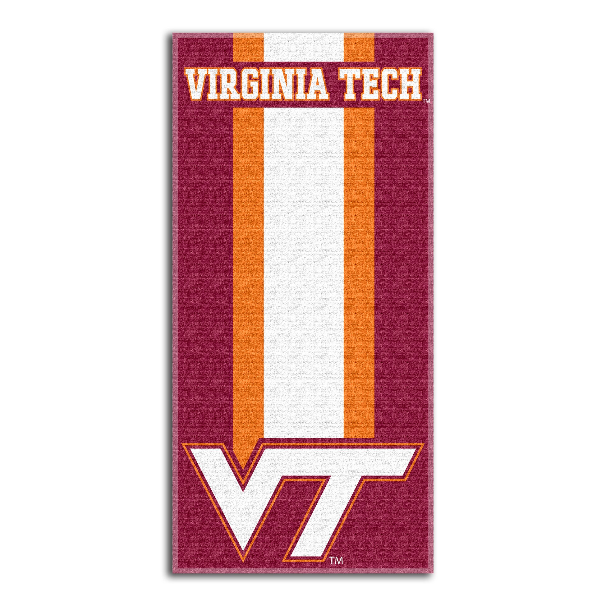 Northwest The Company NCAA Virginia Tech Hokies Beach Towel, 30" x 60", Zone Read