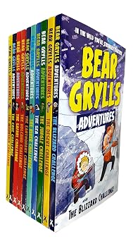 Bear Grylls Adventure Series Mountain Challenge 10 Books Collection Set