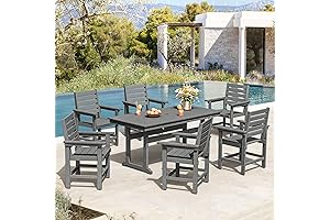 Patio Table and Chairs Set 7 Pieces - ECCB Outdoor Furniture Set
