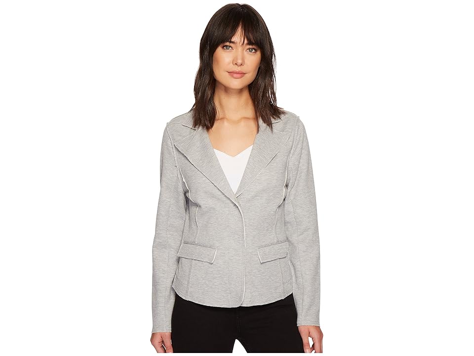 

NIC+ZOE Modern Knit Blazer (Heather Grey) Women's Jacket