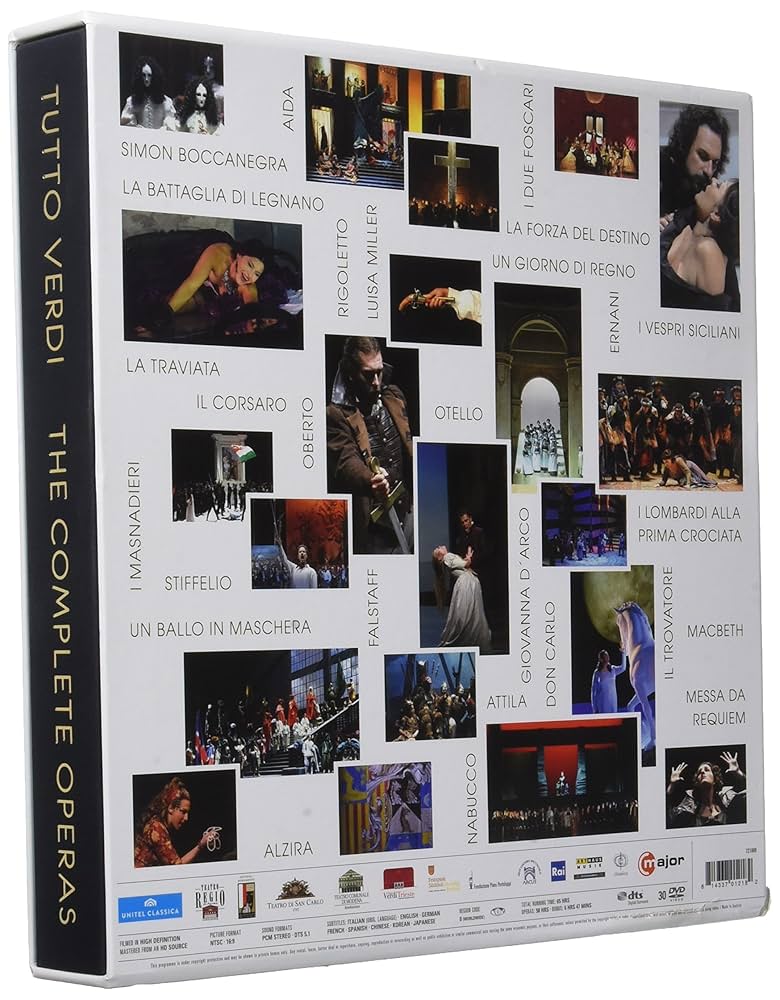 Amazon.co.jp: Tutto Verdi: Complete Operas [DVD] : G. Verdi: DVD