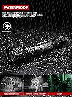 Vista 6 de DARKBEAM Linterna IR Infrarrojos 940nm Luces LED Mini para Visión Nocturna, recargable Portátil Táctica IR Iluminador Antorcha, Enfoque Ajustable