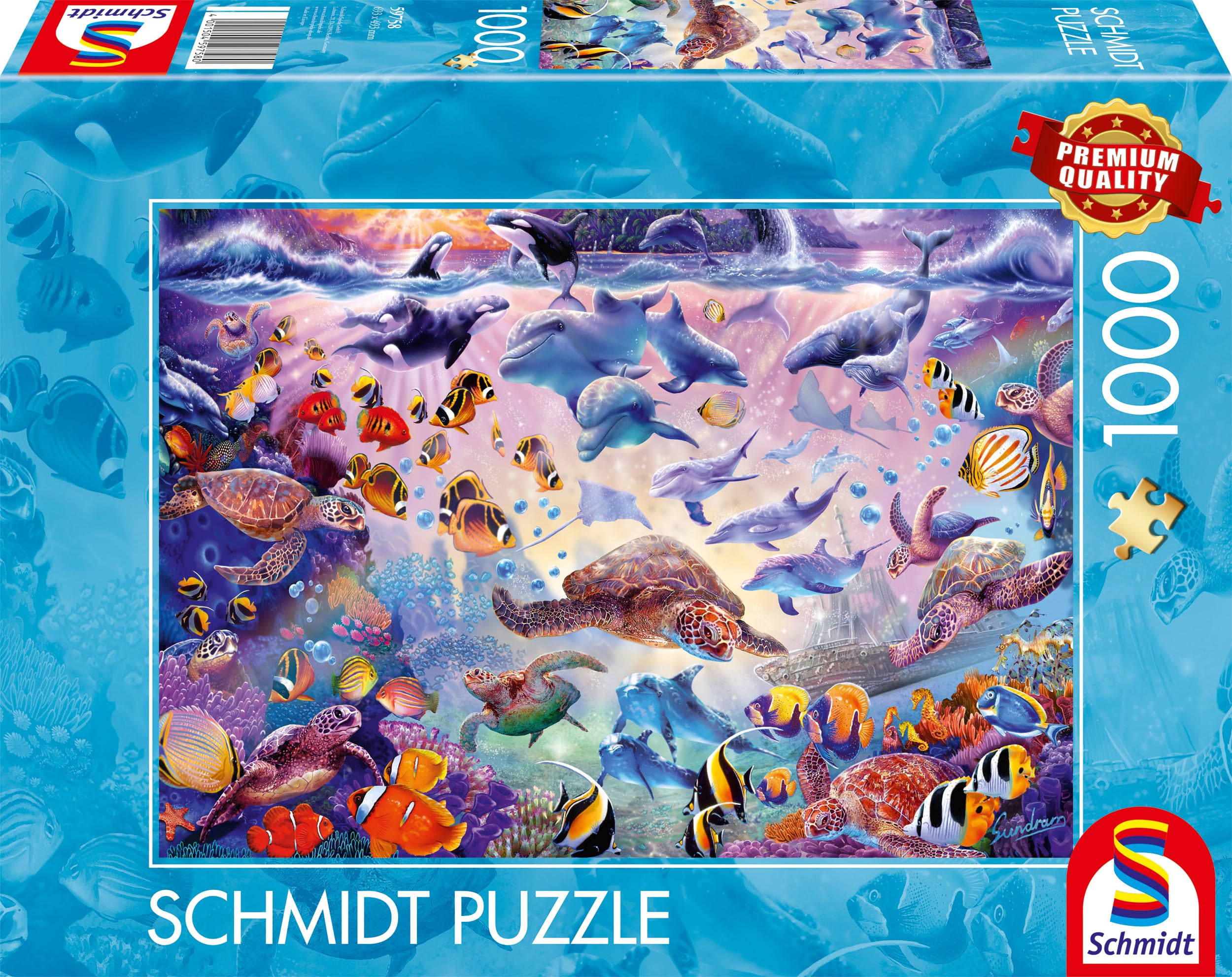 Schmidt Spiele 59758 Majesty of The Ocean 1000 Piece Jigsaw Puzzle