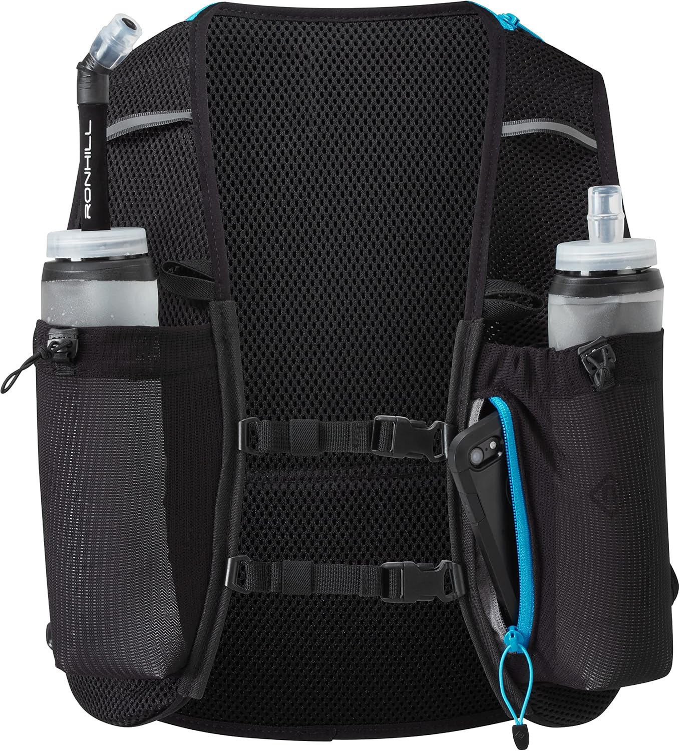 Ronhill OTM Vest, Black/Cyan, O/S