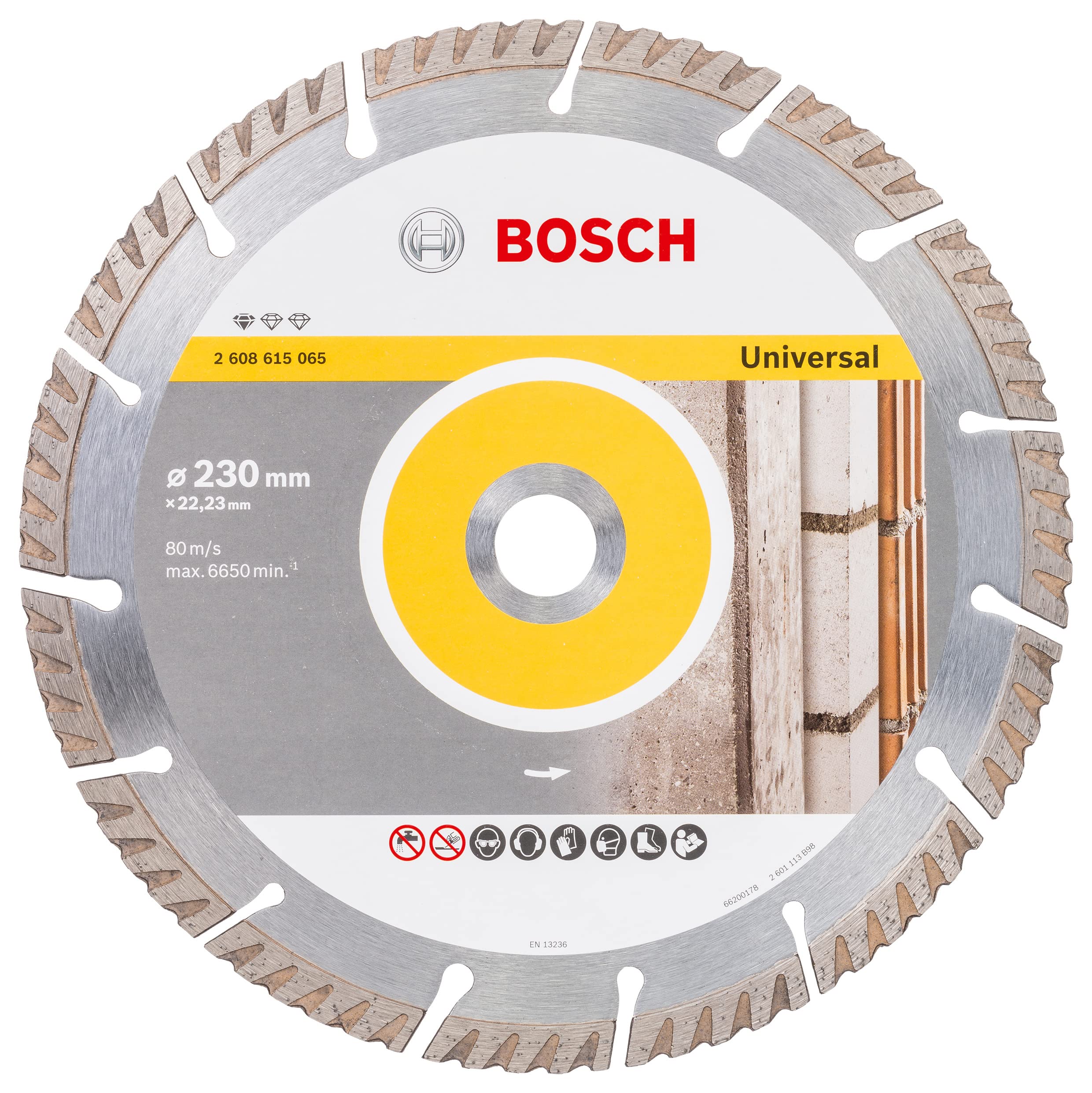 Bosch Professional Juego de Discos de Corte de Diamante Standard for Universal de 3 pieza X-LOCK & M14, para Multi Material, Ø 230 mm, Accesorio Amoladoras Grandes