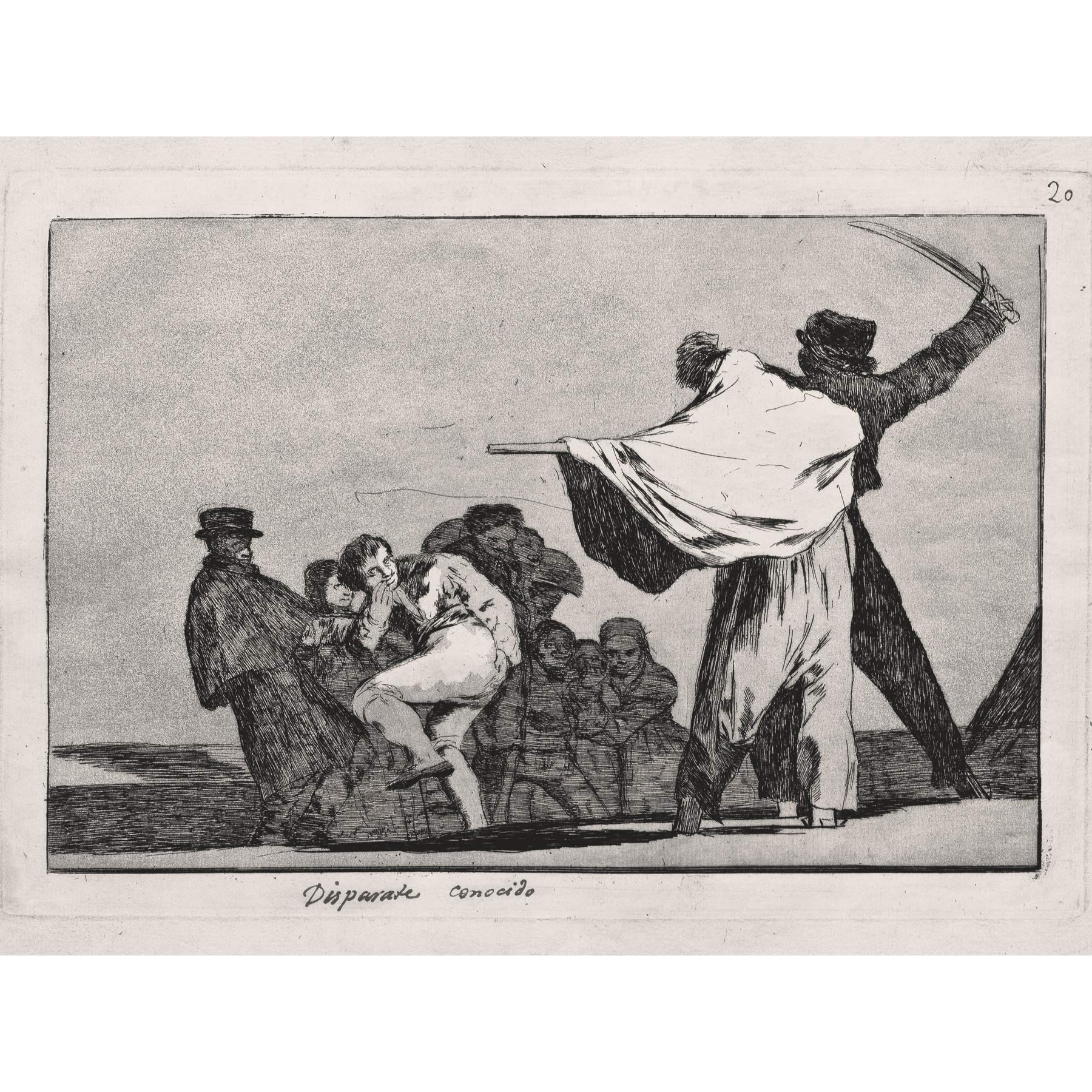 Goya Y Lucientes Francisco De Well Know Folly Large Wall Art Print Canvas Premium Poster Mural