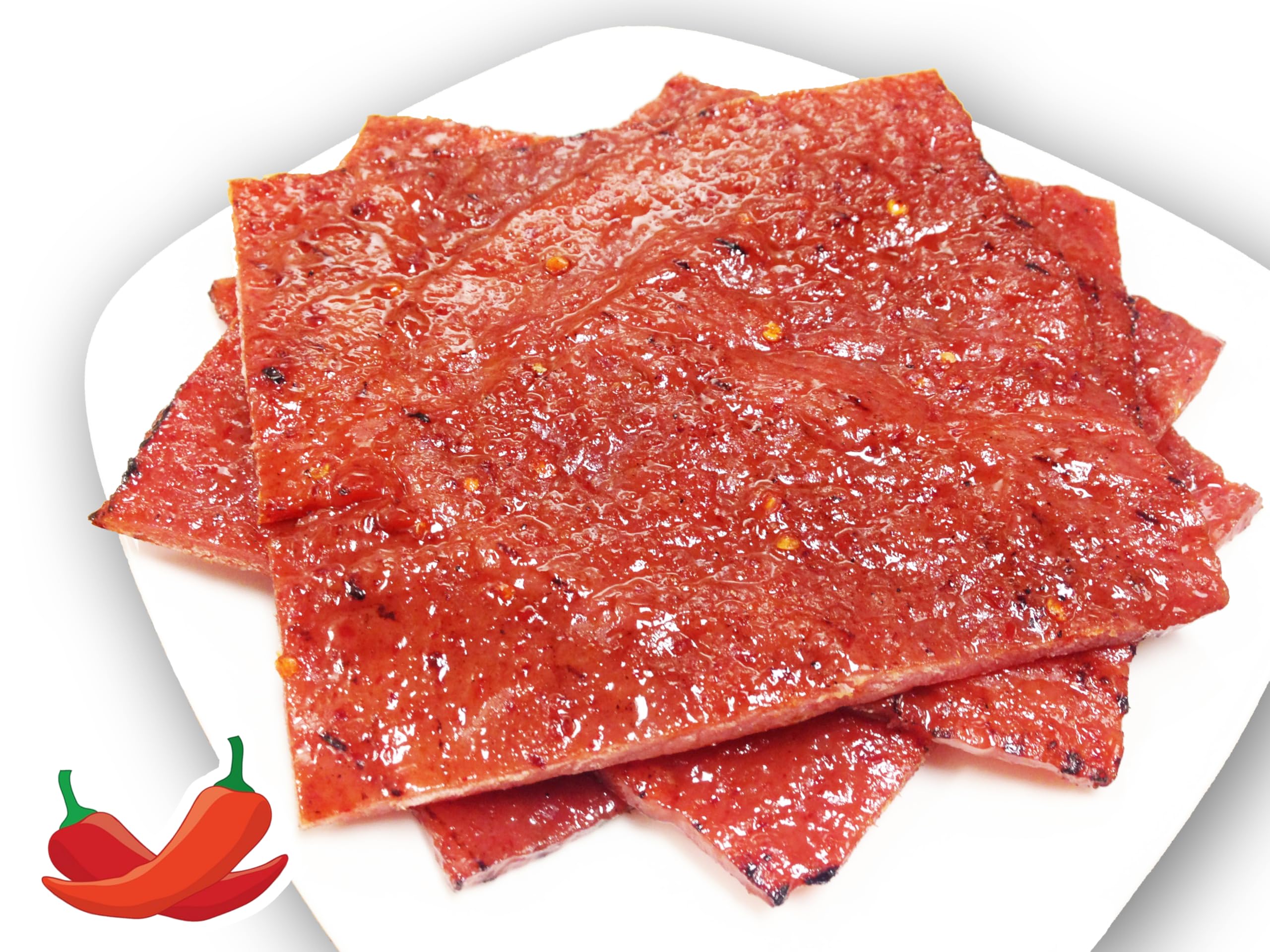 Singapore Street Food, Fire-Grilled Pork Jerky (Sweet Spicy Flavor 12oz) *Fresh Grilled to Order *Shipped the Same Day *L.A. Times "Handmade Gift" Winner