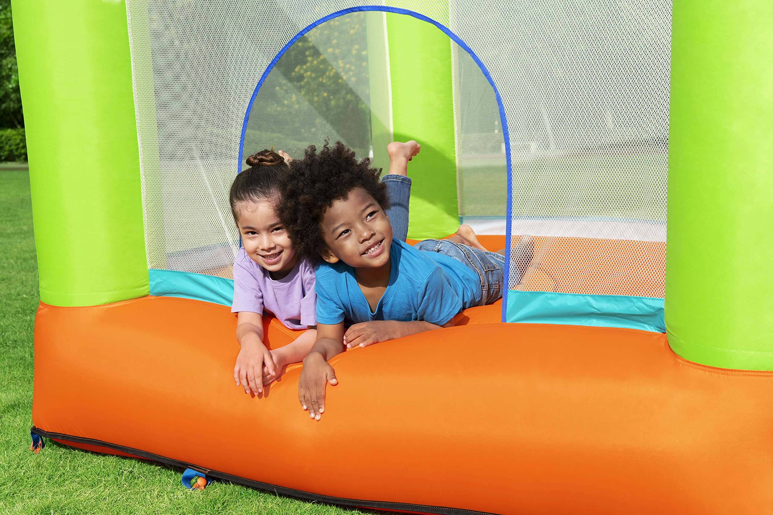 Bestway Jump and Soar Bouncer, Júmenes Unisex, Multicolor, 194x175x170
