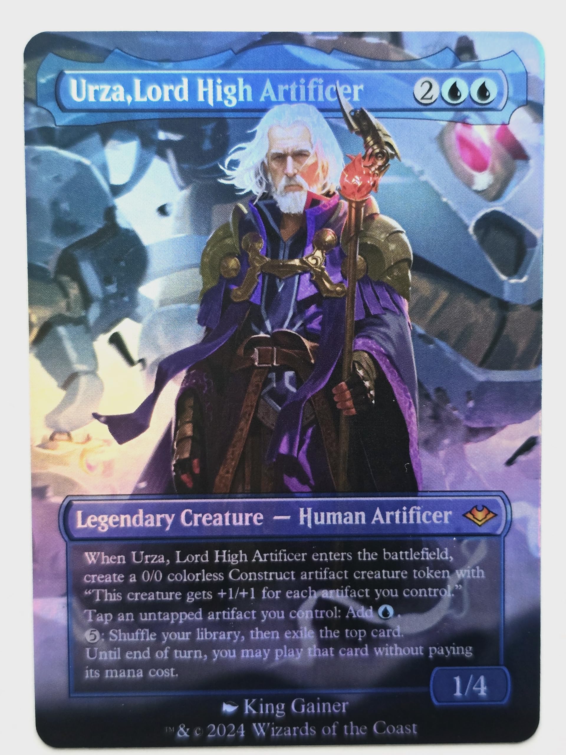 Generic Urza, Lord High Artificer #01 Foil by KG - Alternative