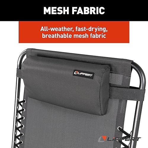 Miniatura 5 de Lippert Components 2021123283 Stargazer Mecedora para exteriores - Gris Oscuro