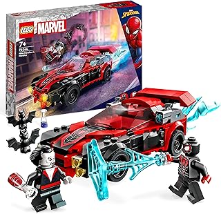 LEGO Marvel Miles Morales vs. Morbius 76244 Building Toy Set (220 Pcs),Multicolor