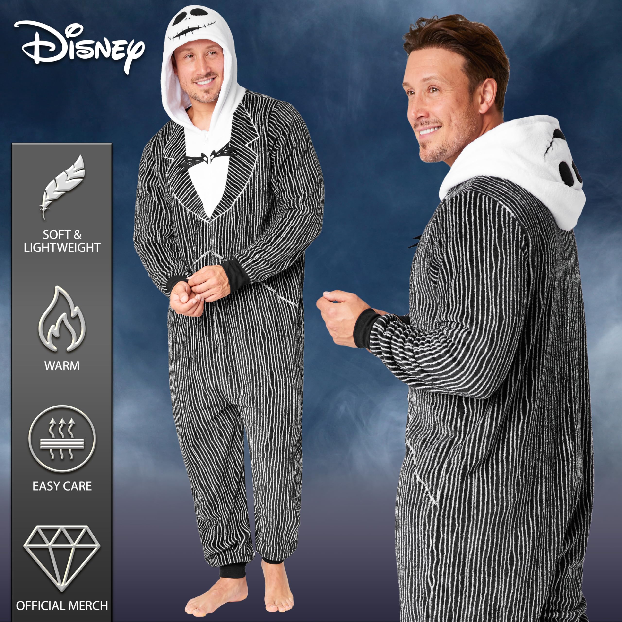 Disney Pigiama Intero Donna - Pigiama Stitch Interi in Pile IH Oh Angel Minnie Malefica S-2XL - Gadget Stitch Idea Regalo