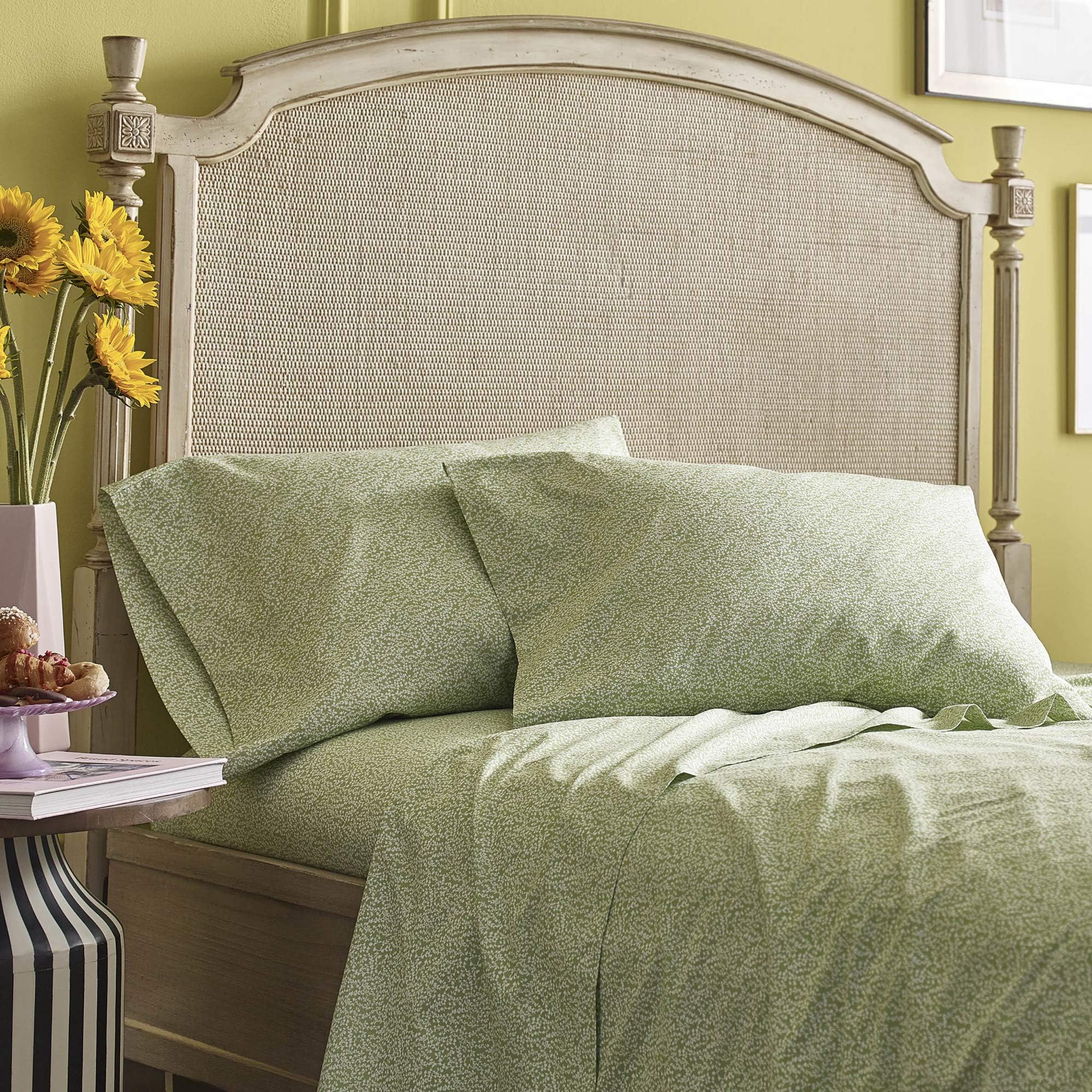 Lady PepperellLady Pepperell Edith Floral Full Sheet Set, Edith Sage