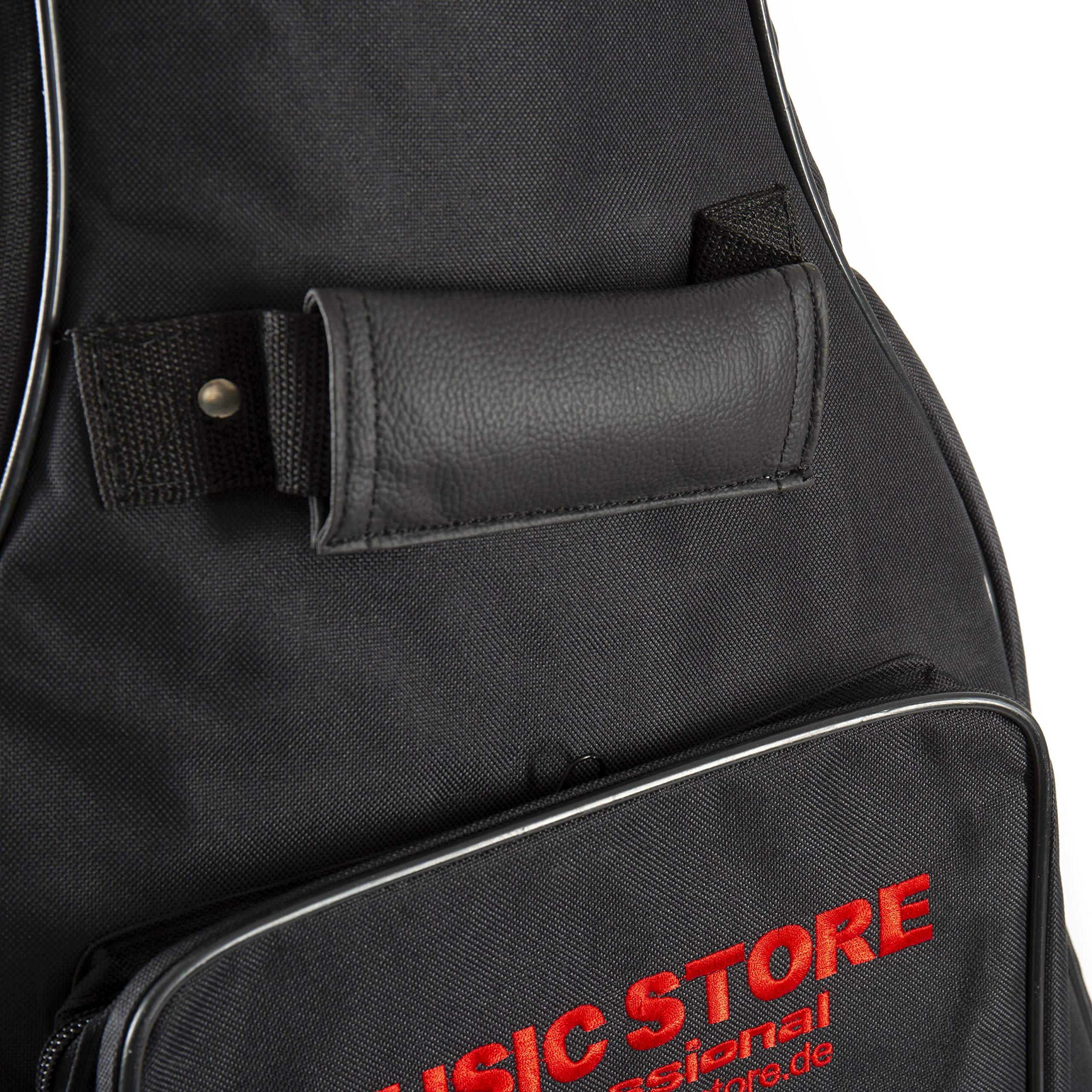 MUSIC STORE Gigbag, Super Deluxe 3/4, Classic Guitar, Konzertgitarren Tasche, mit Polsterung, Zubehörfächern