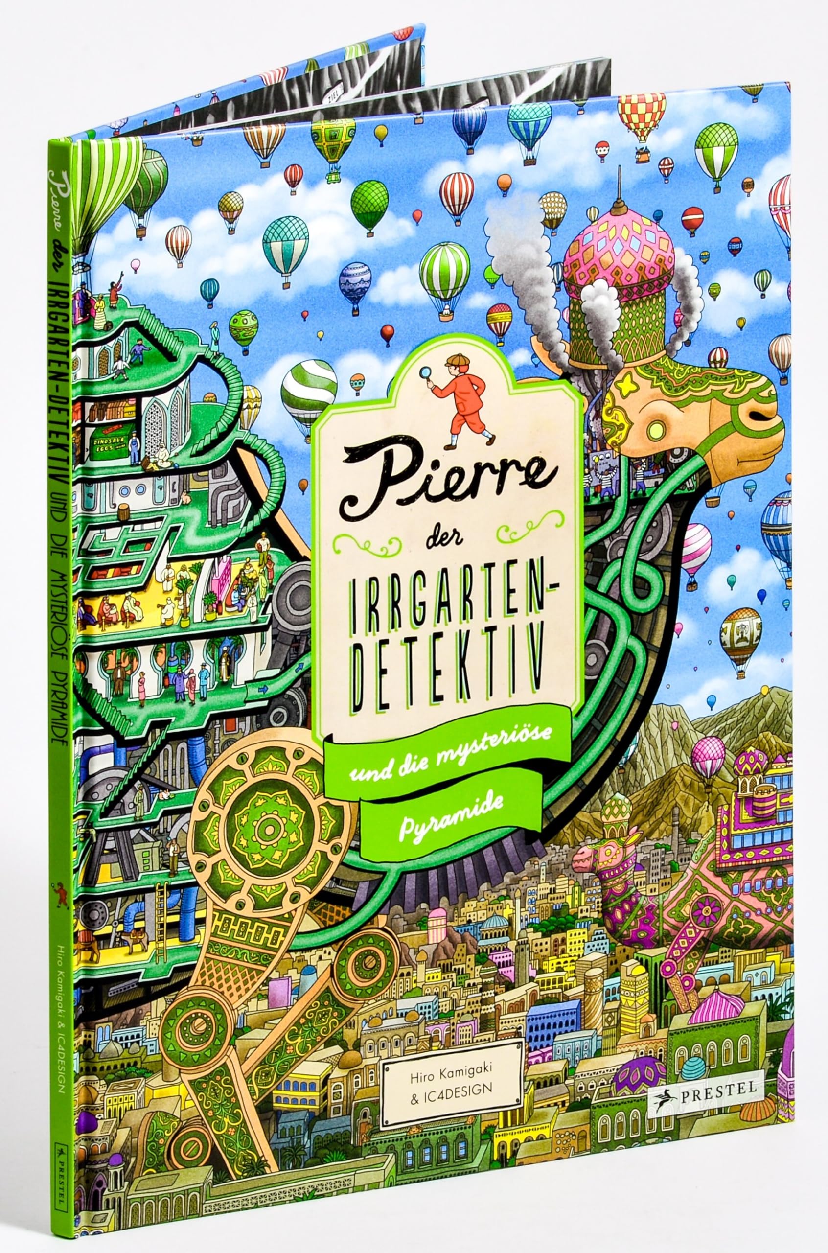 Pierre, der Irrgarten-Detektiv, und die mysteriöse Pyramide: Suchbilderbuch im XXL-Format für Kinder ab 6 mit fantastischen Irrgärten zum Rätseln und Knobeln
