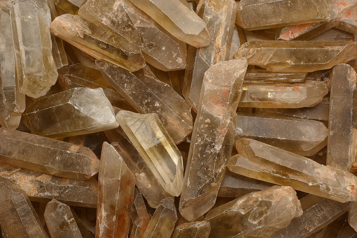 Fantasia Materials: 3 lbs Citrine Points from Zambia - Unheated/Untreated - Large - 3" to 5" avg. - Completely Natural Earth Mined Citrine Points!