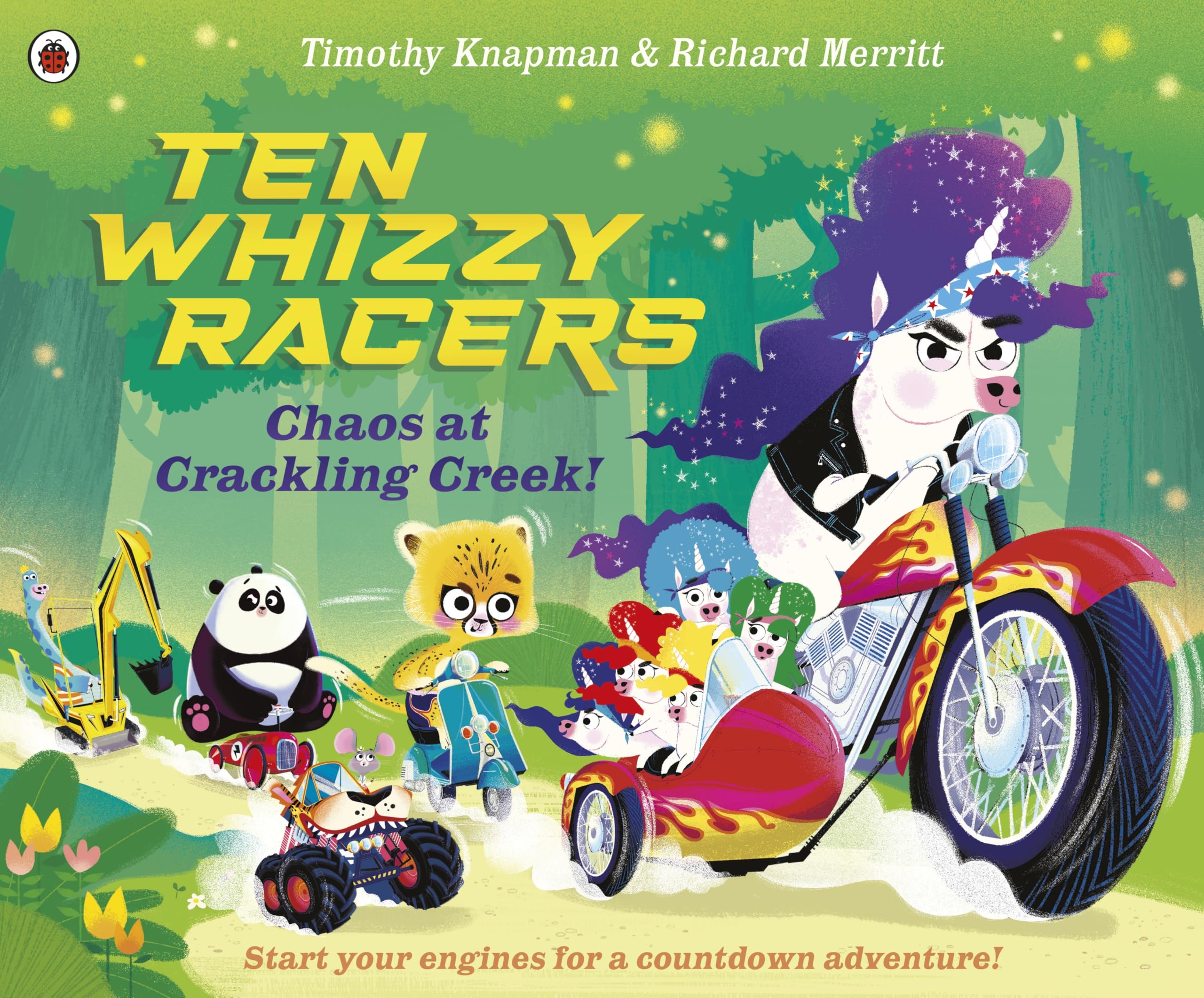 Ten Whizzy Racers: Chaos at Crackling Creek: An award-winning rhyming picture book filled with adventure