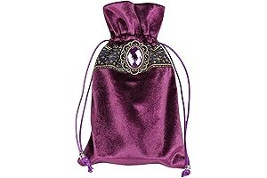 Tarot Bag Pouch, Drawstring Storage Bag for Dice, Rune or Cards Gift