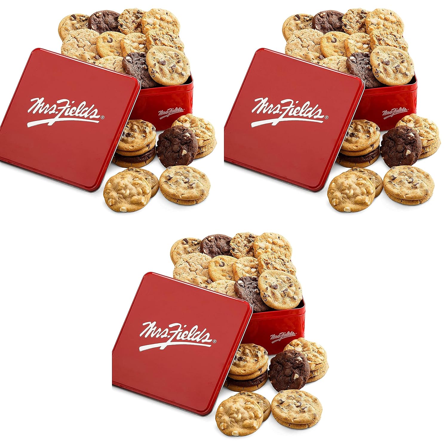 Mrs. Fields Cookies Two Full Dozen Signature Cookie Tin
