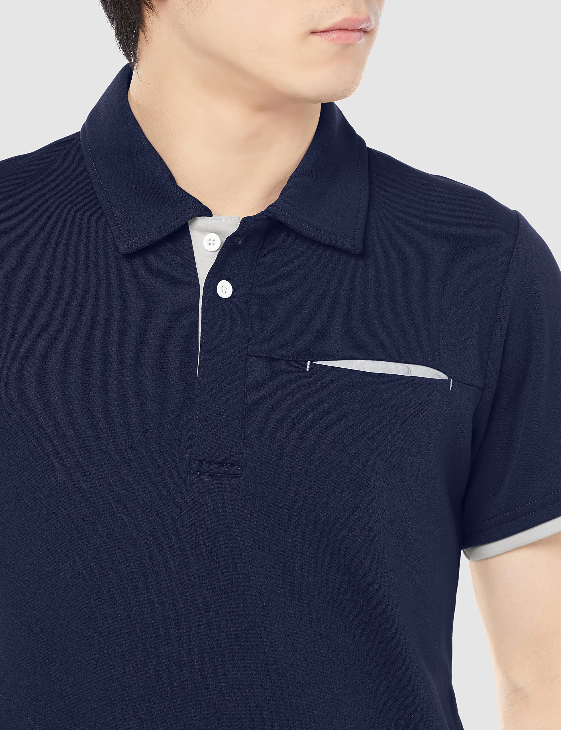 ニットシャツ KZN234-18(ﾈｲﾋﾞｰ) L Amazon.co.jp: ニットシャツ KZN234 