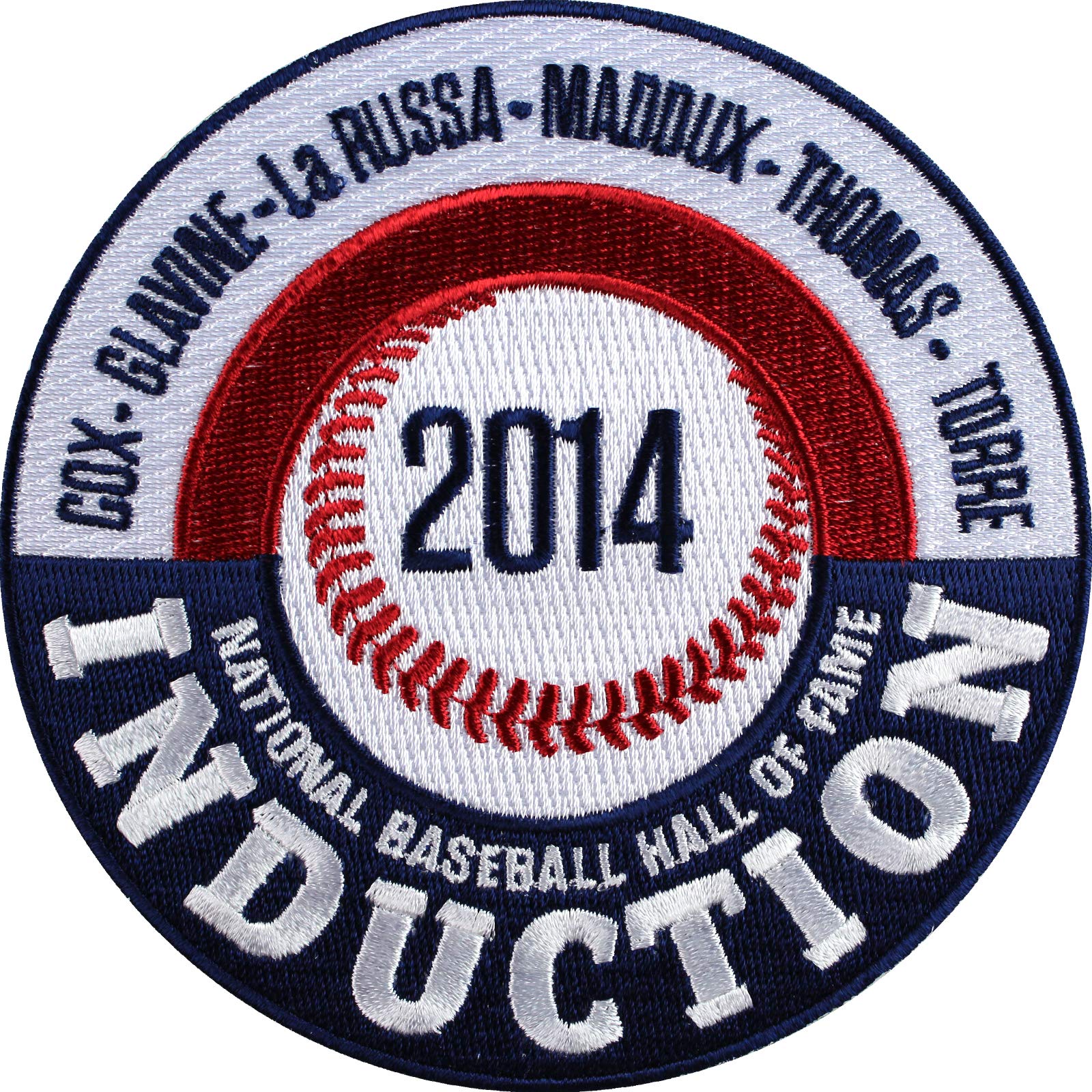 2014 National Baseball Hall of Fame Induction Patch Cox Glavine Maddux Thomas