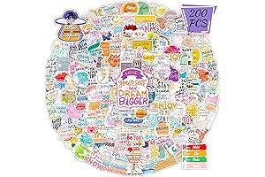 200PCS Motivational Stickers Kids Adults Encouragement Stickers for Teens Teachers Waterproof Vinyl...