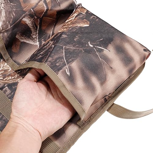 Miniatura 3 de AUSCAMOTEK 2 piezas de asiento de coche trasero escopeta rack camuflaje pistoleras organizador de panales para caza de ciervos de pato