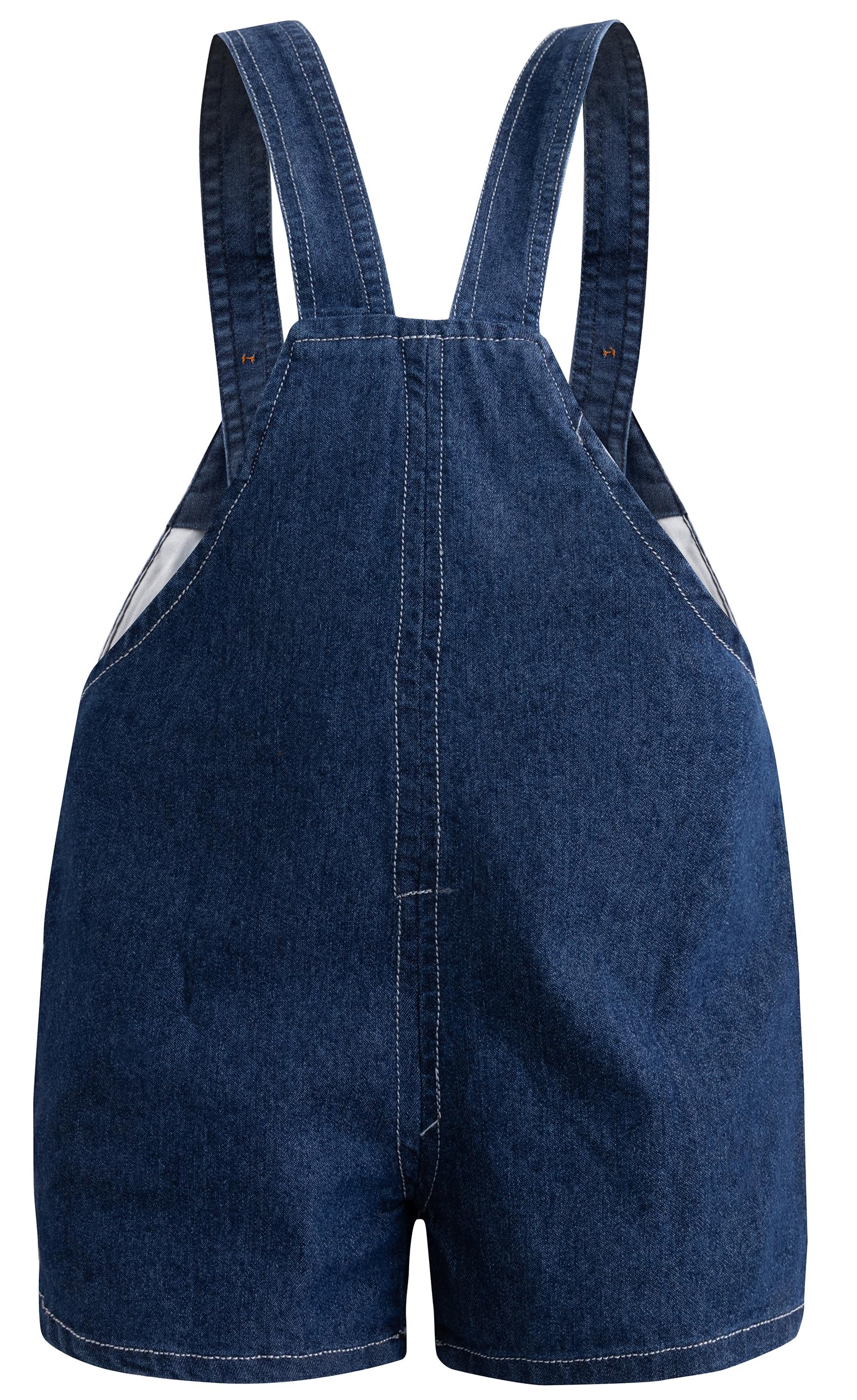 KIDSCOOL SPACE Baby Summer Cotton Denim Uśmiechnięta małpka Miękkie krótkie kombinezony