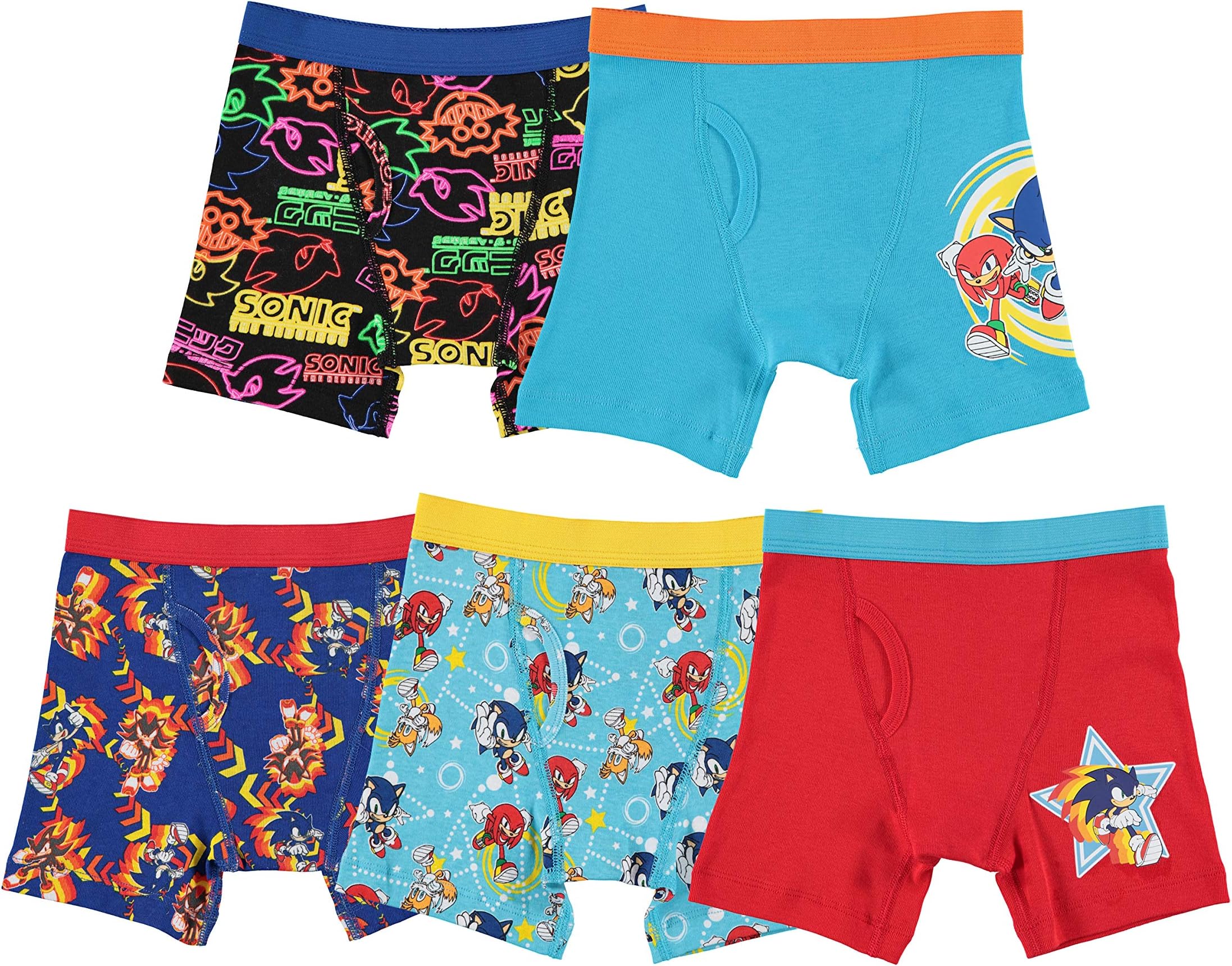 Men's Sonic the Hedgehog 5pk boxer briefs Boxer Briefs