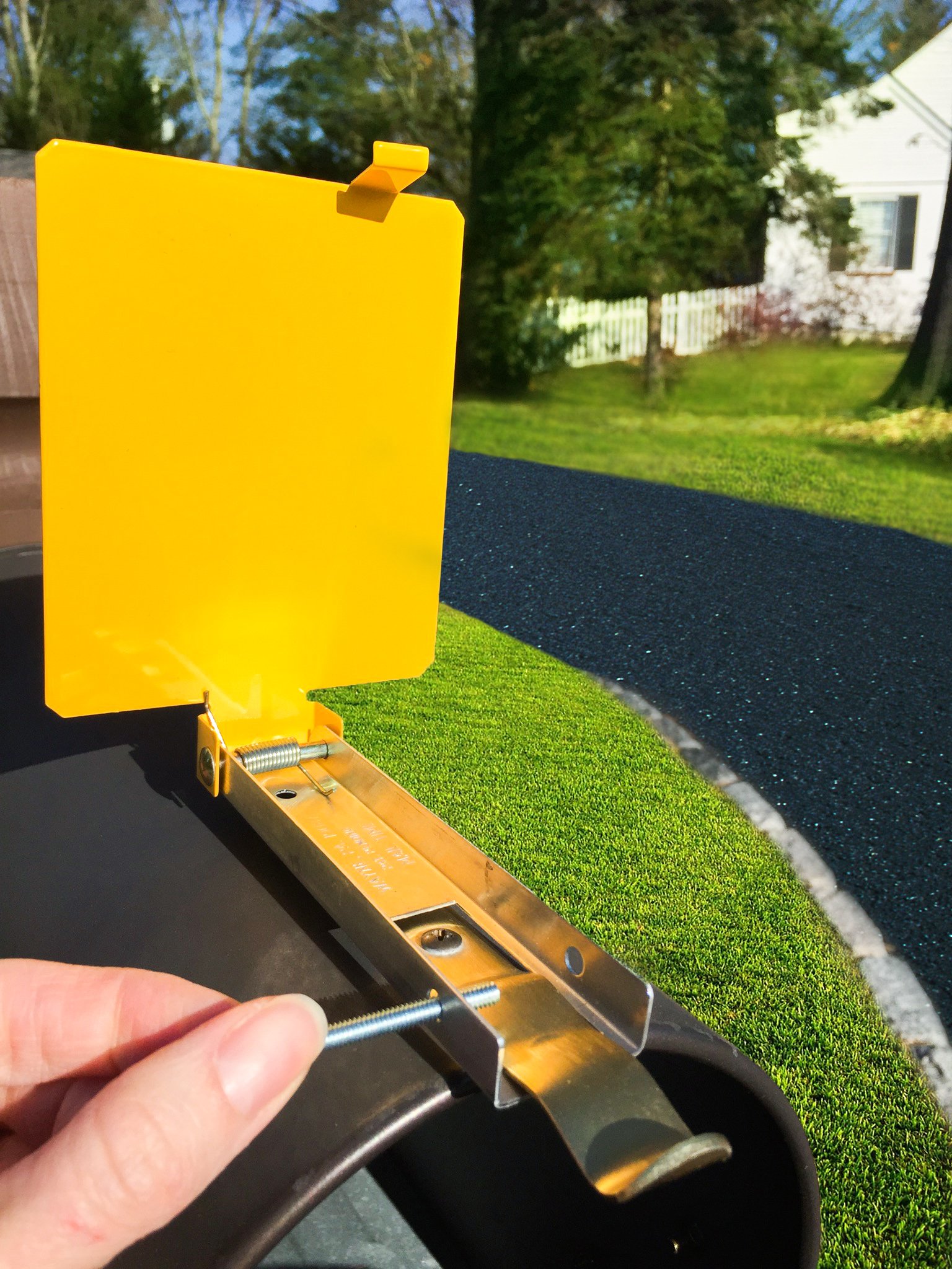 Mail Time! ® Yellow Mailbox Alert Flag for Long Driveways Buy Online