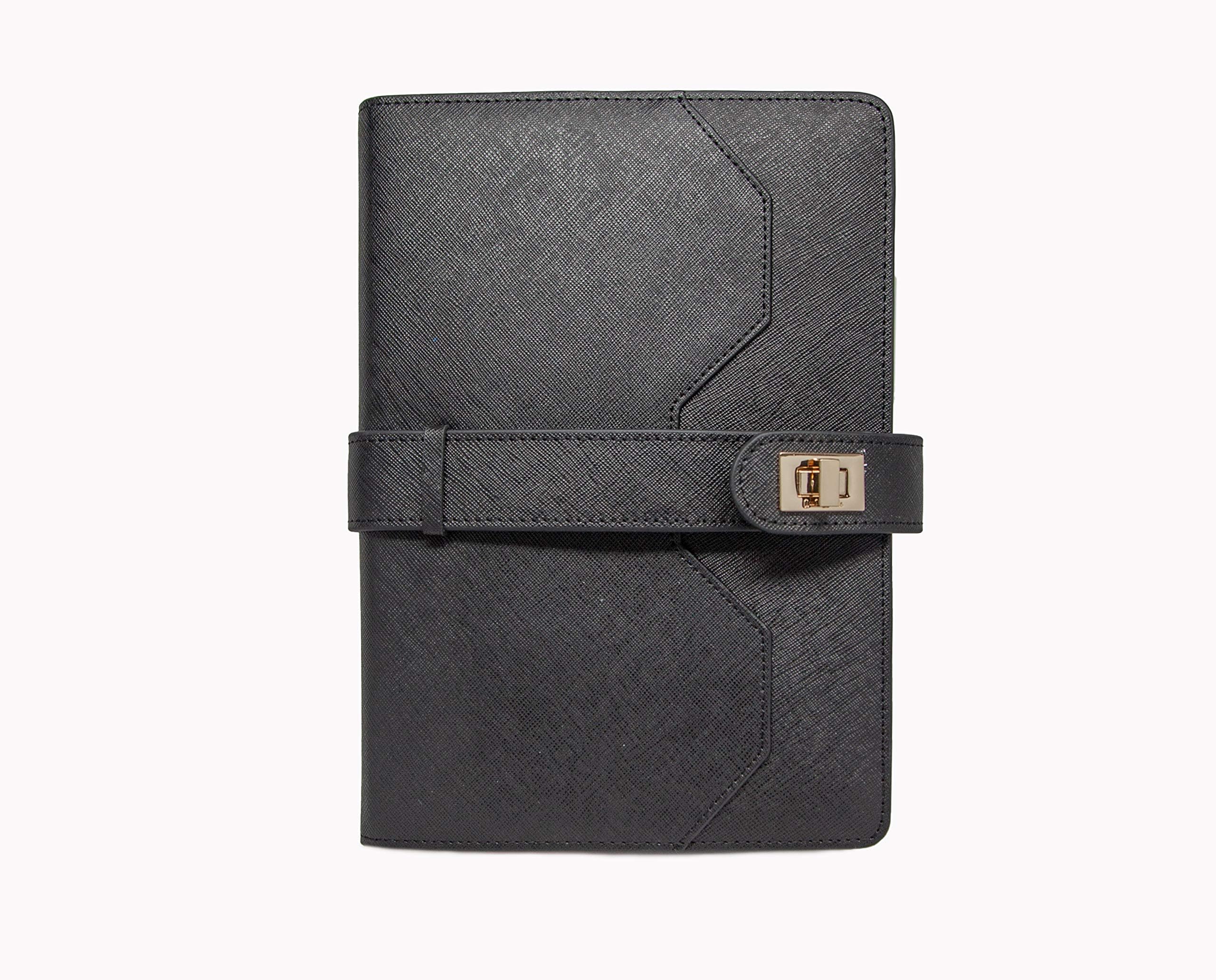 Premium Planner A5 Timeslot Insert (On The Rocks Black)