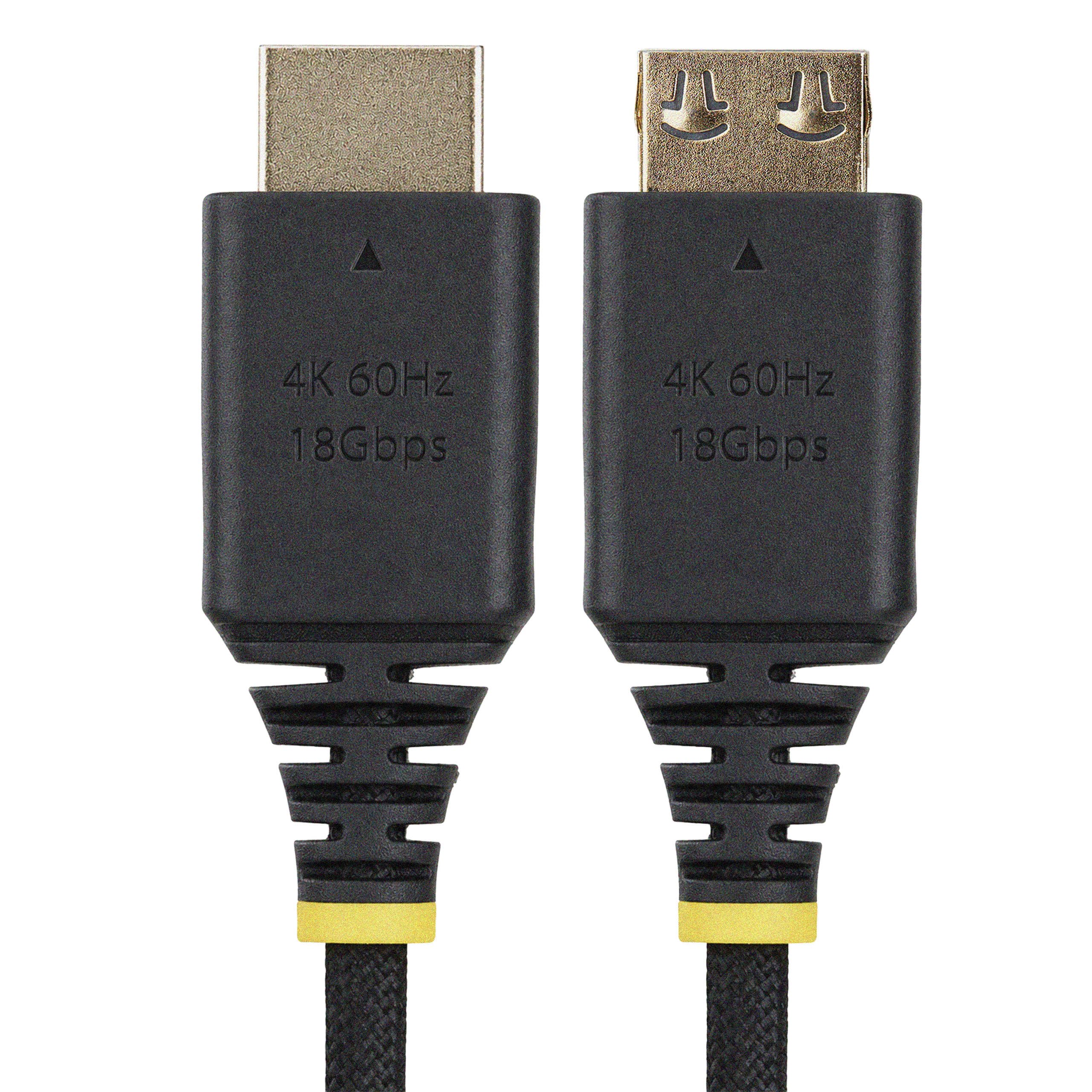 StarTech Cavo HDMI ad alta velocità da 2 m, connettore di presa, flessibile