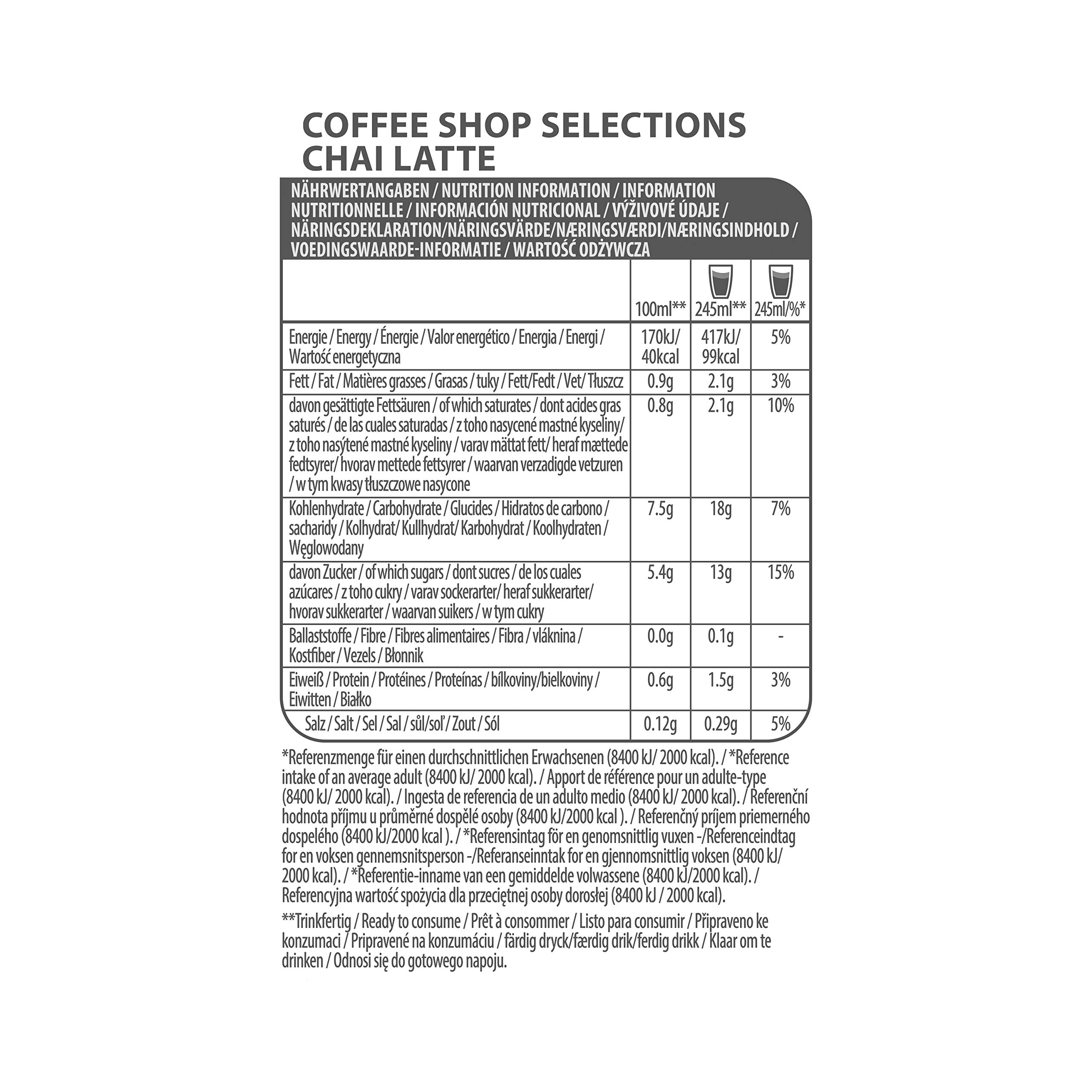 Tassimo Kapseln Coffee Shop Selection Chai Latte, 5 x 8 Pads, 40 Teekapseln