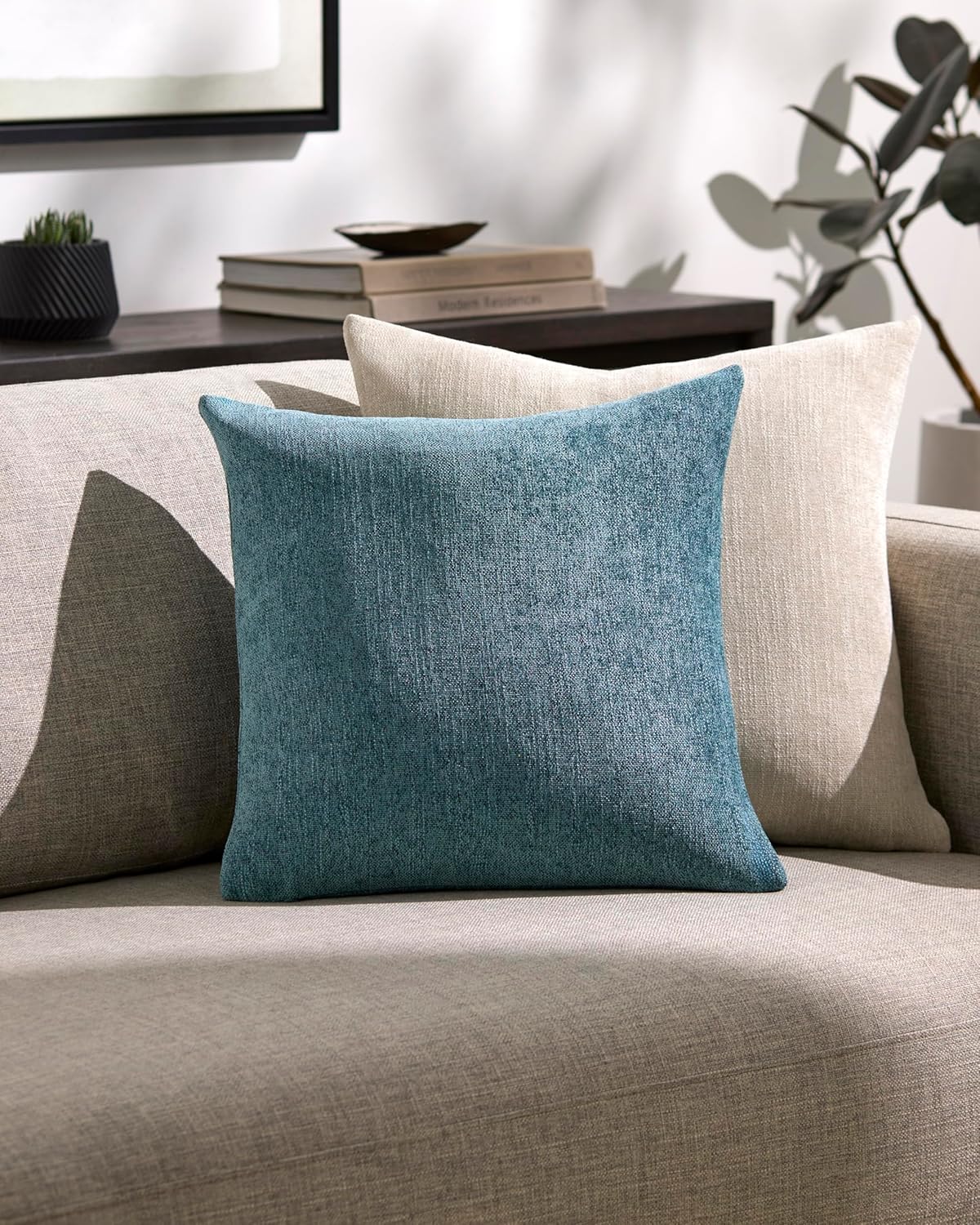 Livabliss Zunaira479540 Pillow, Square, Slate Blue