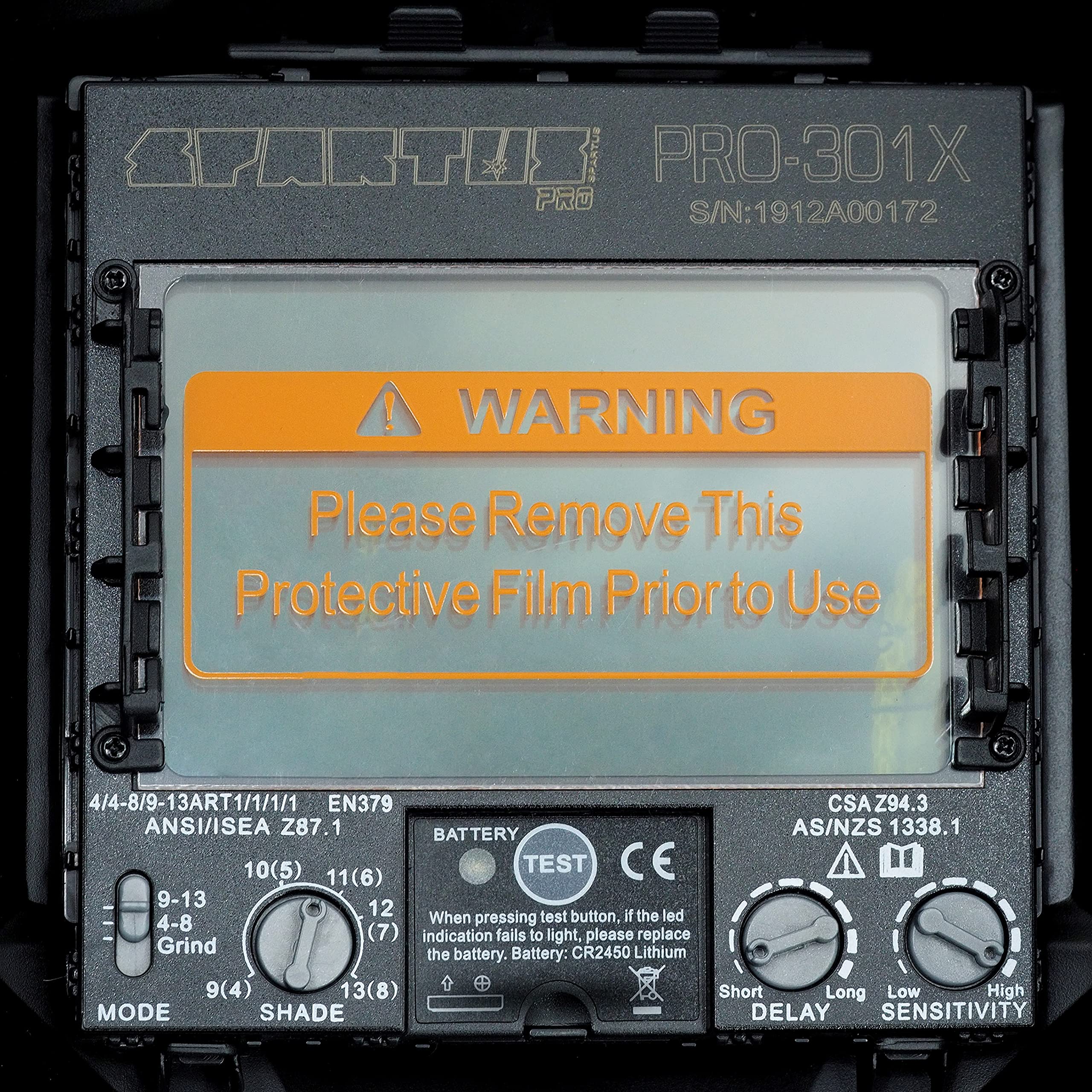 Spartus PRO™ 301 Mask Auto ciemne kaski spawalnicze TIG MIG 4 czujniki prawdziwy kolor