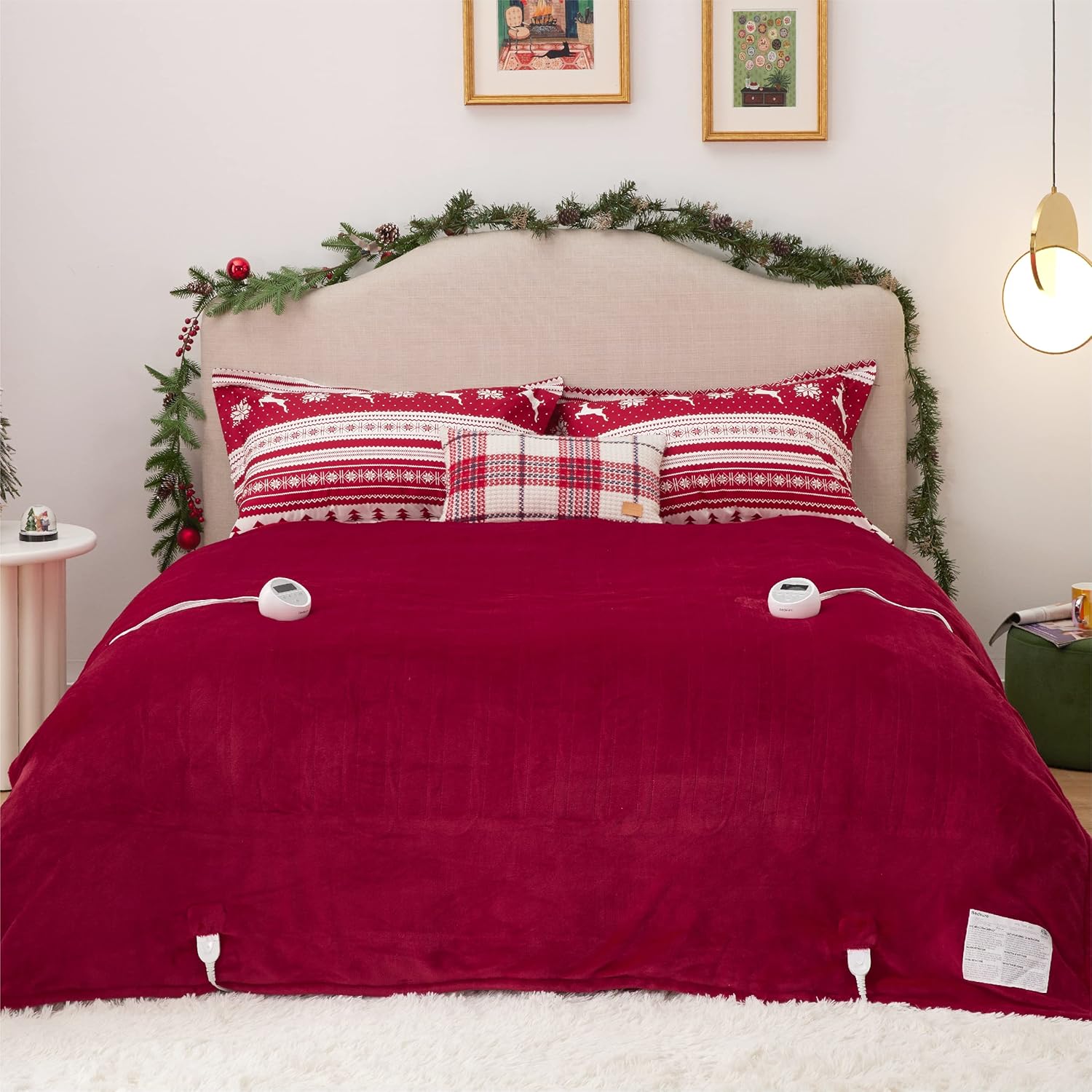 electric blanket with timer control