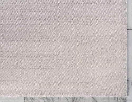 Miniatura 9 de Unique Loom Uptown Collection by Jill Zarin Collection - Alfombra de área moderna con textura de llave griega (4 pies x 6 pies)