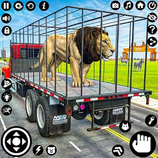 City Zoo Animal Transport Truck Simulator 2025 - Wild Animal Cargo Truck Games 3D