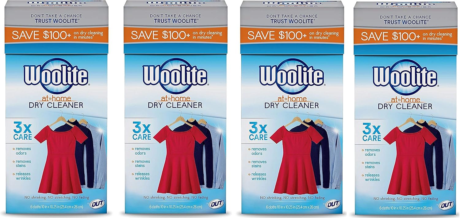 Woolite At Home Dry Cleaner , 24 Cloths, Fresh Scent