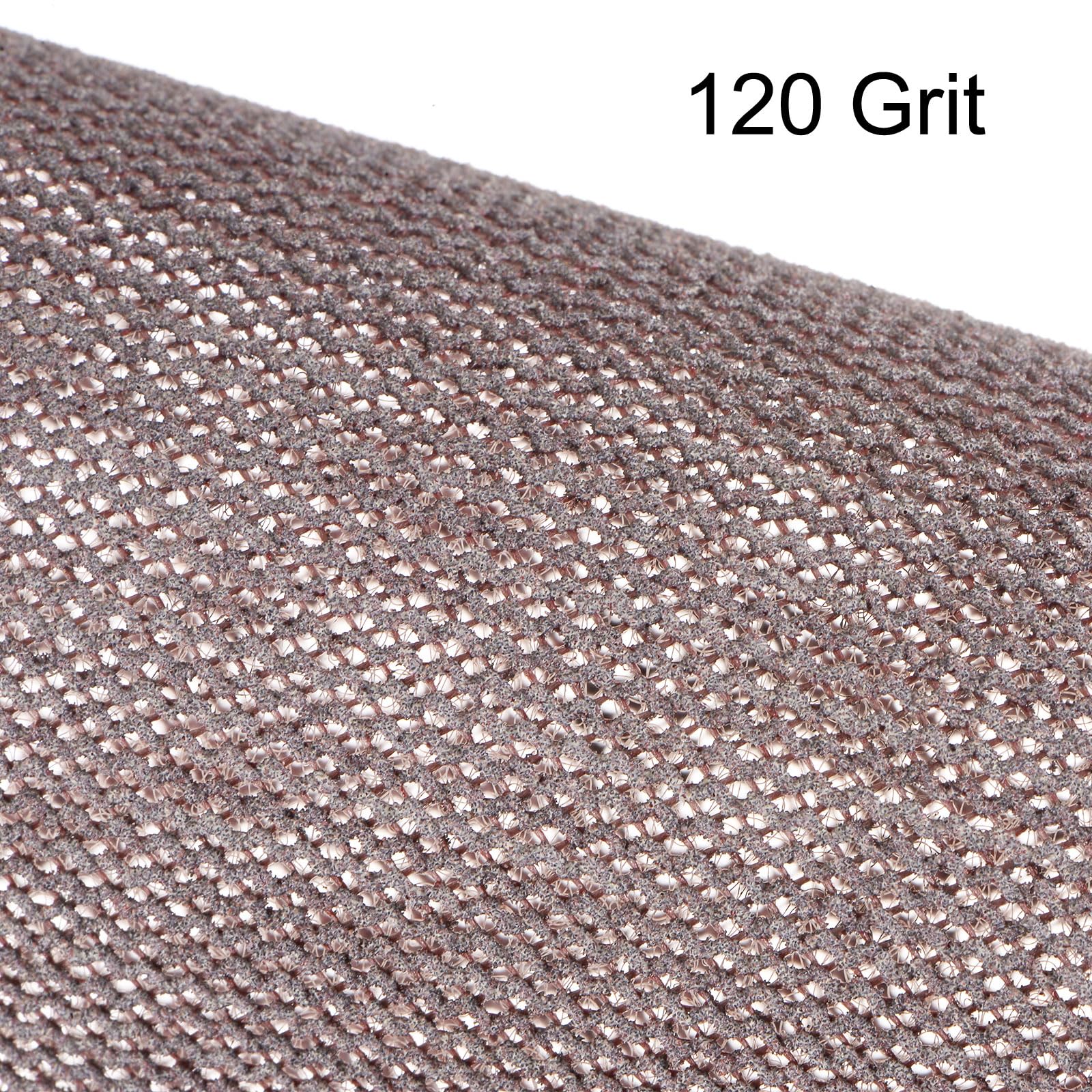 HARFINGTON 20 discos de lijado de malla de 5 pulgadas, red de lijado de gancho y bucle, grano 120, almohadillas abrasivas sin polvo para coche, madera, yeso, pulido y molienda de metal