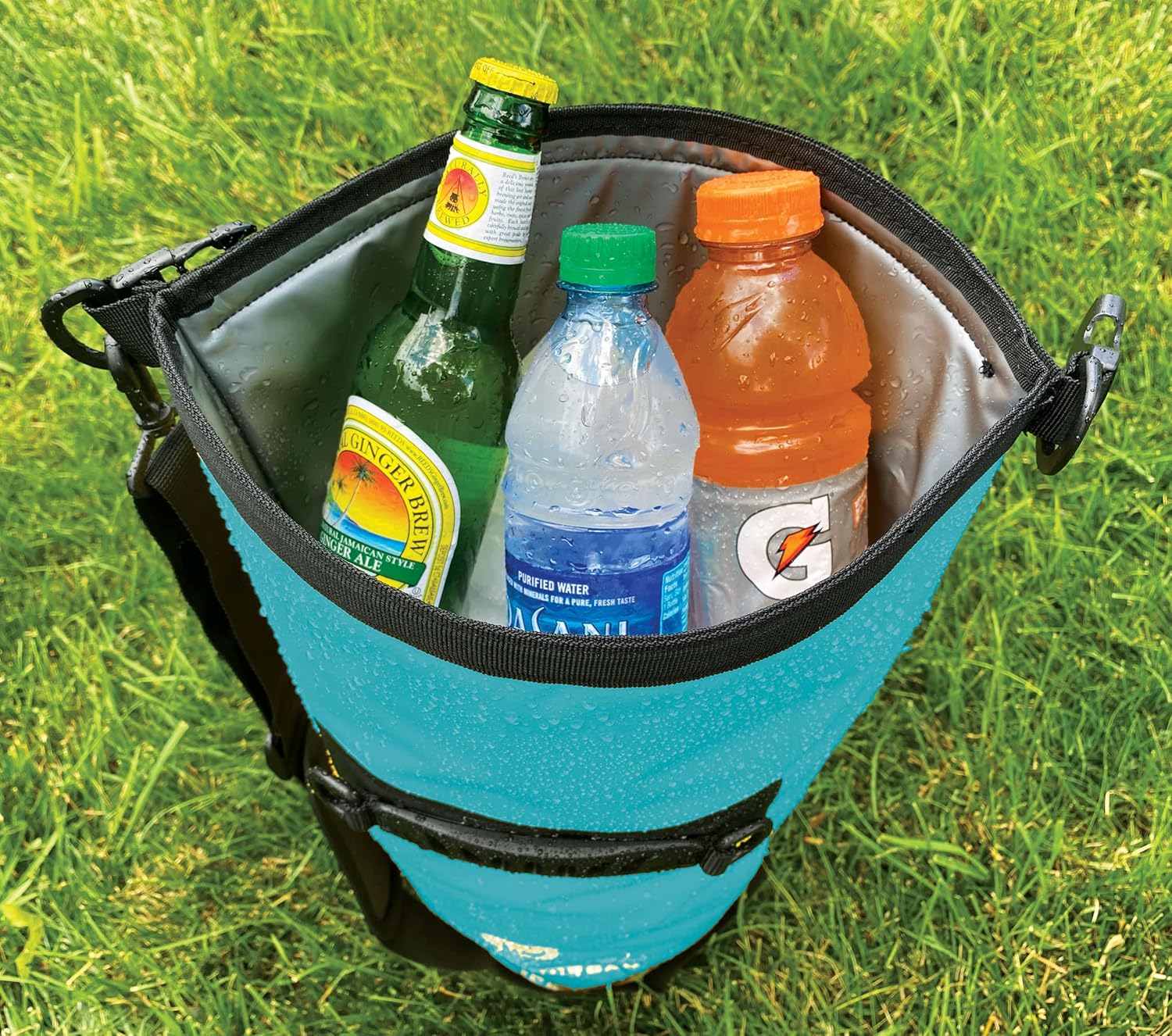 Enthusiast Gear Insulated Dry Bag Floating Cooler – 10L / 15L / 25L Roll Top, Leak Proof, Waterproof, Collapsible, with Padded Shoulder Strap - Perfect for Kayaking Fishing Beach