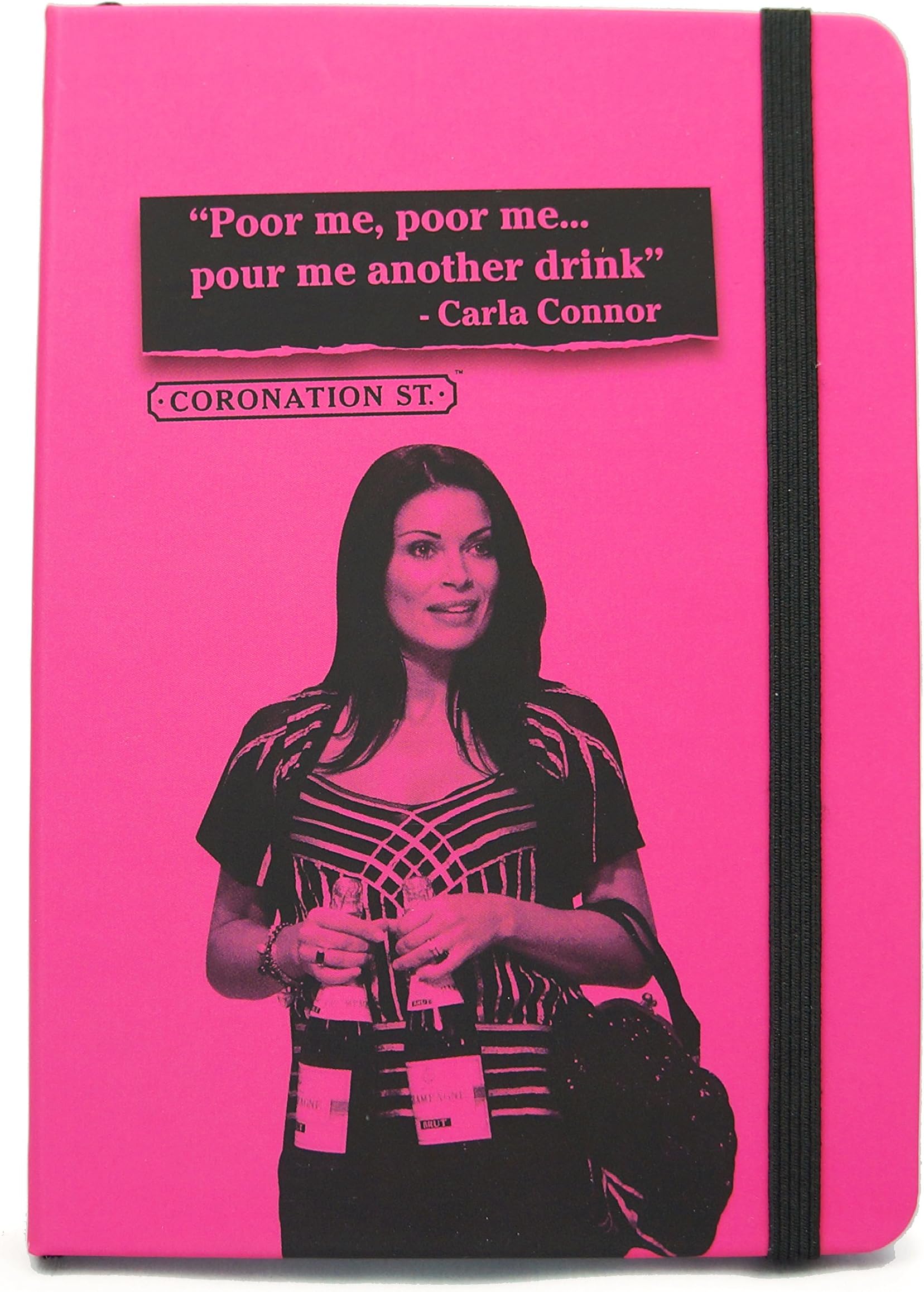 OFFICIAL Coronation Street Carla Connor Notebook - Pink