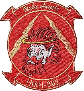 HMH-362 Ugly Angels (Red) Patch â€“ Sew On